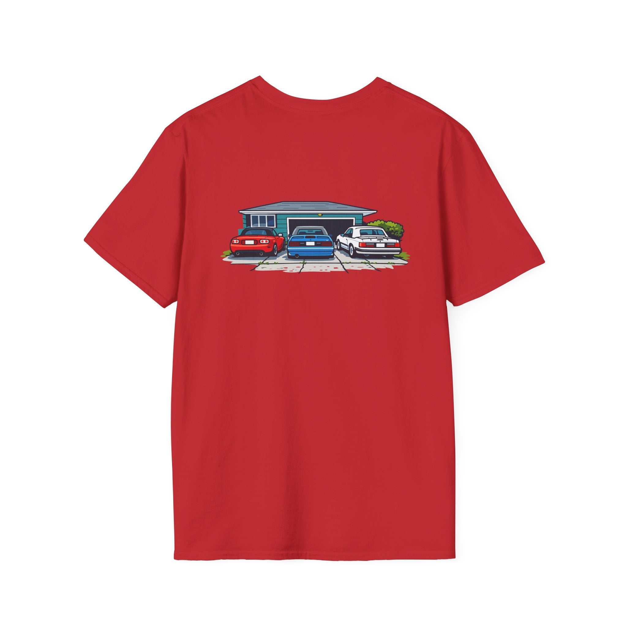 Classic Car Garage Tee — Vintage Muscle Car Shirt