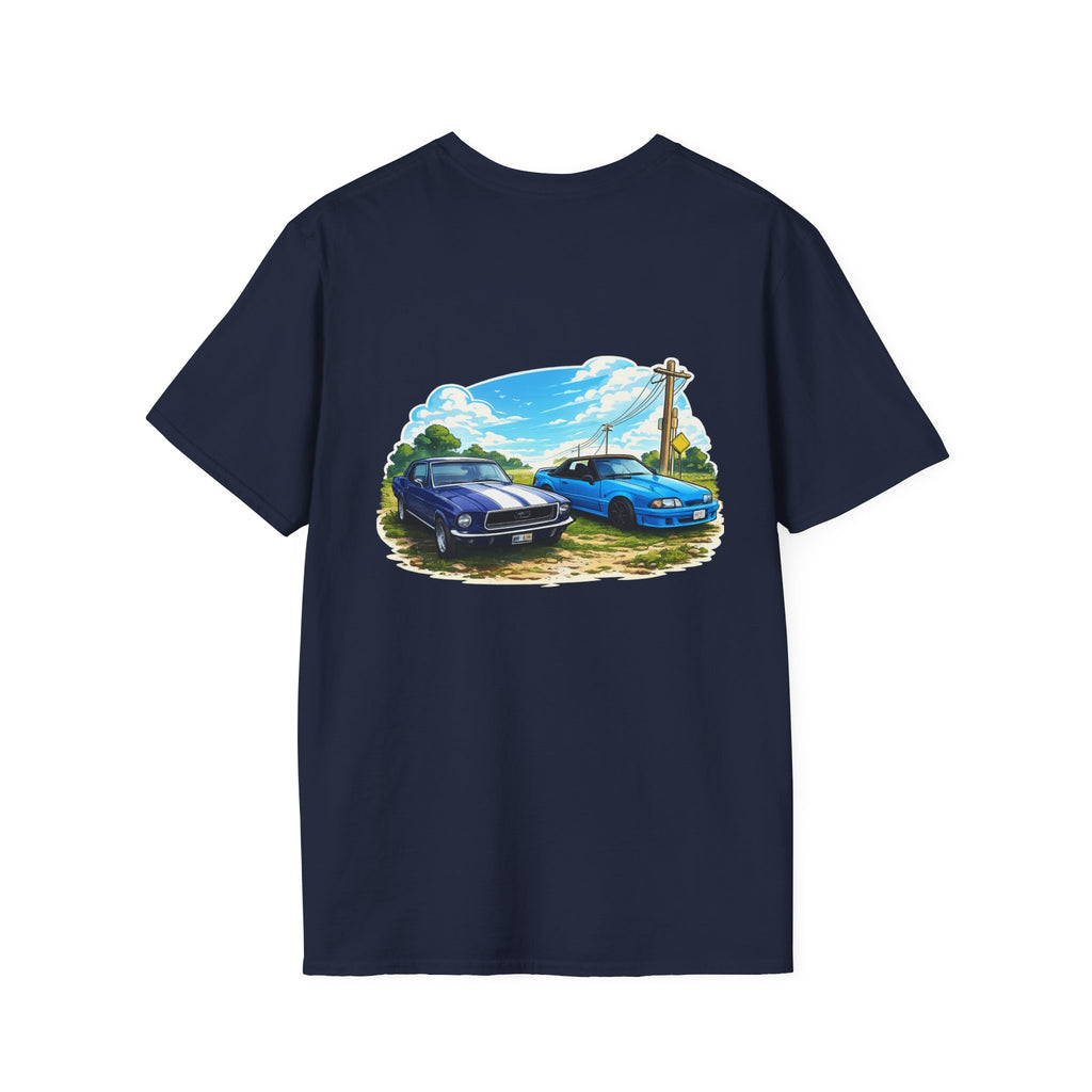 Foxbody and 69 mustang Back Print Tshirt
