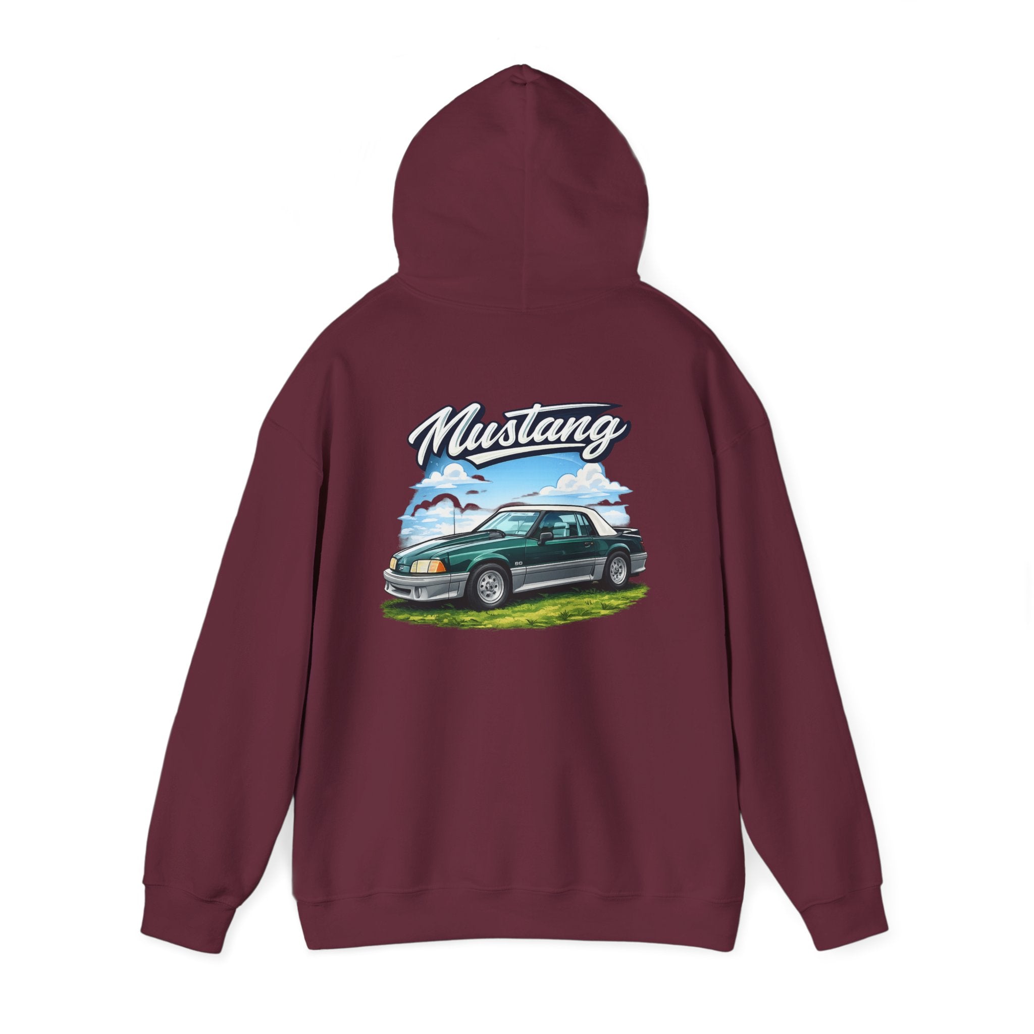 Mustang Classic Car Hoodie – Vintage Muscle Car Graphic Sweatshirt