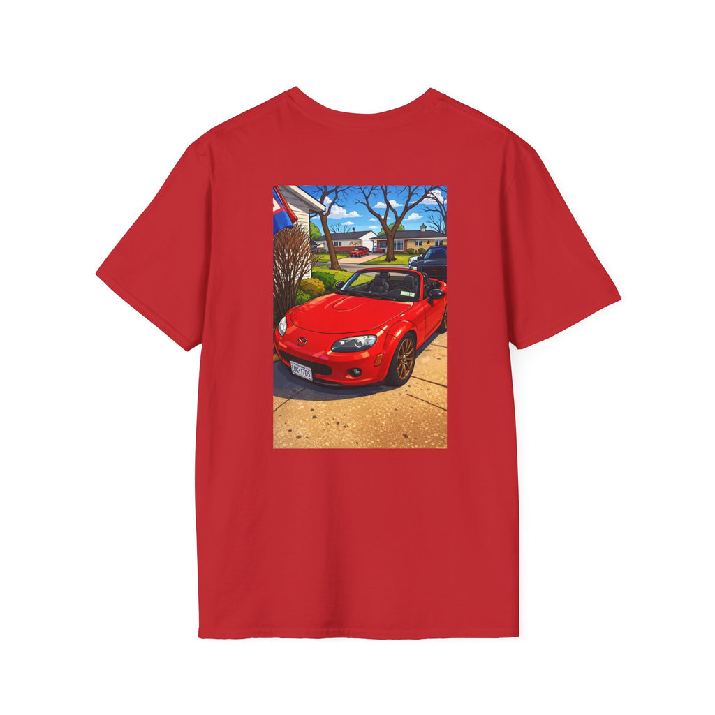 Red Sports Car Graphic T‑Shirt