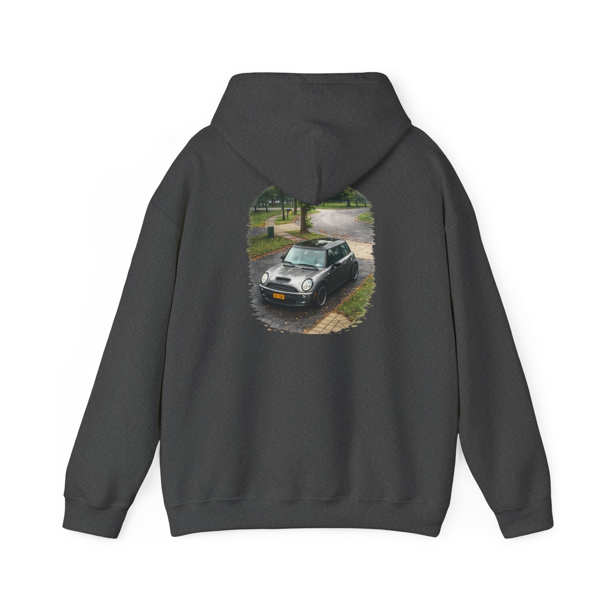 Mini Cooper Hoodie – Vintage Car Photo Print