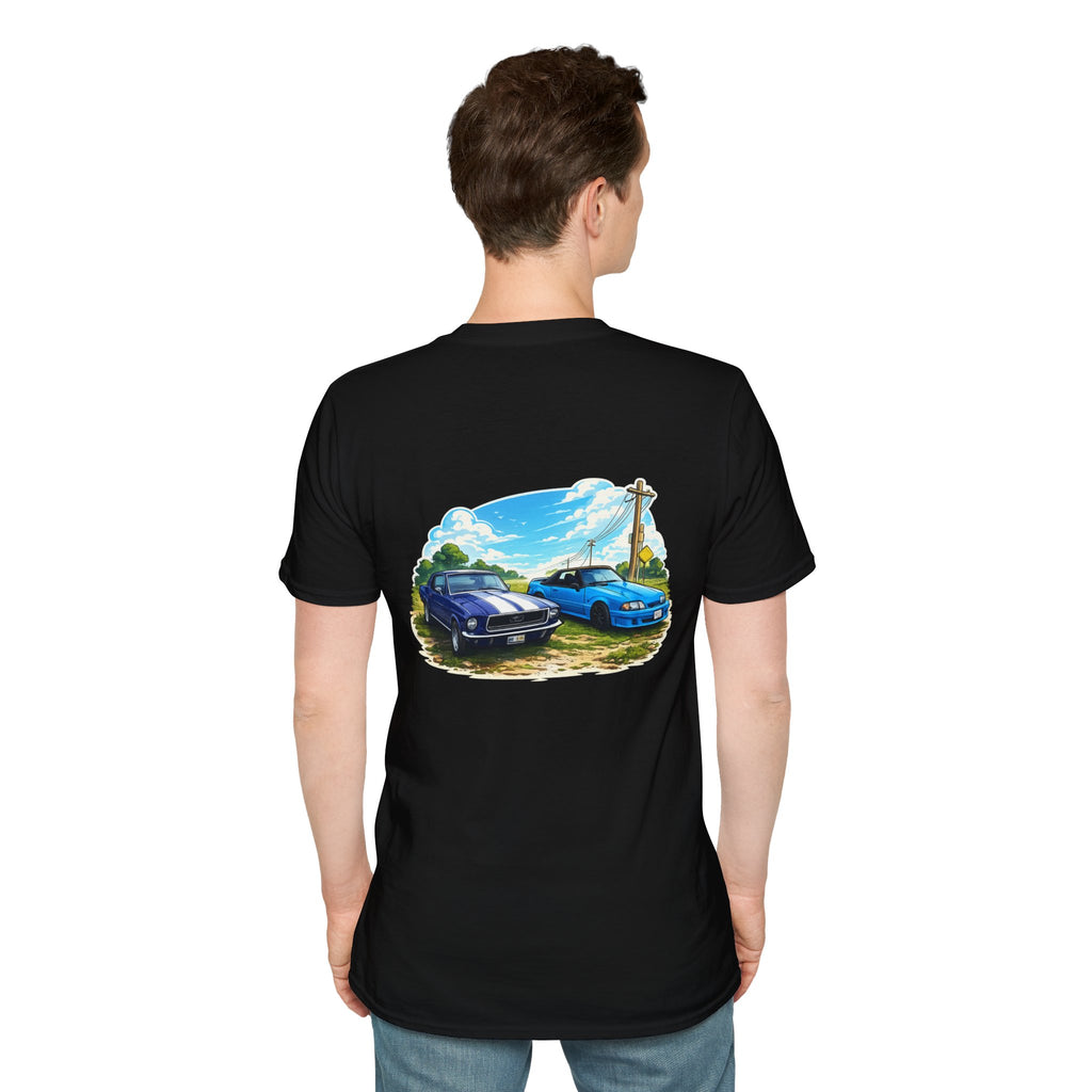 Foxbody and 69 mustang Back Print Tshirt