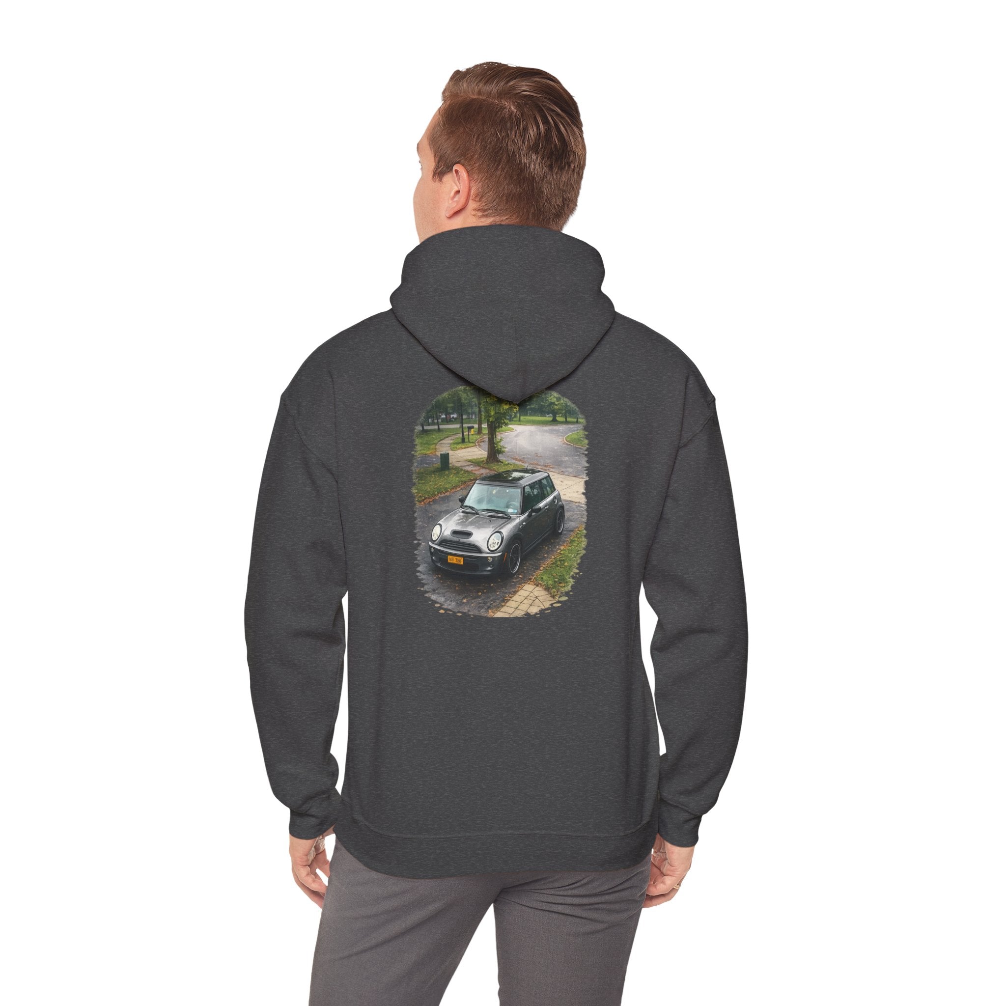 Mini Cooper Hoodie – Vintage Car Photo Print