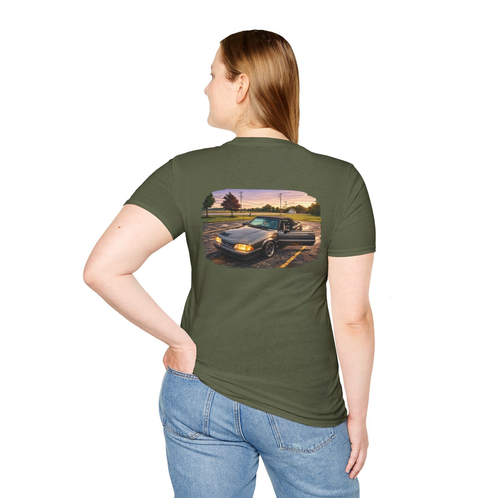 Grey Foxbody — Vintage Coupe Graphic Tee