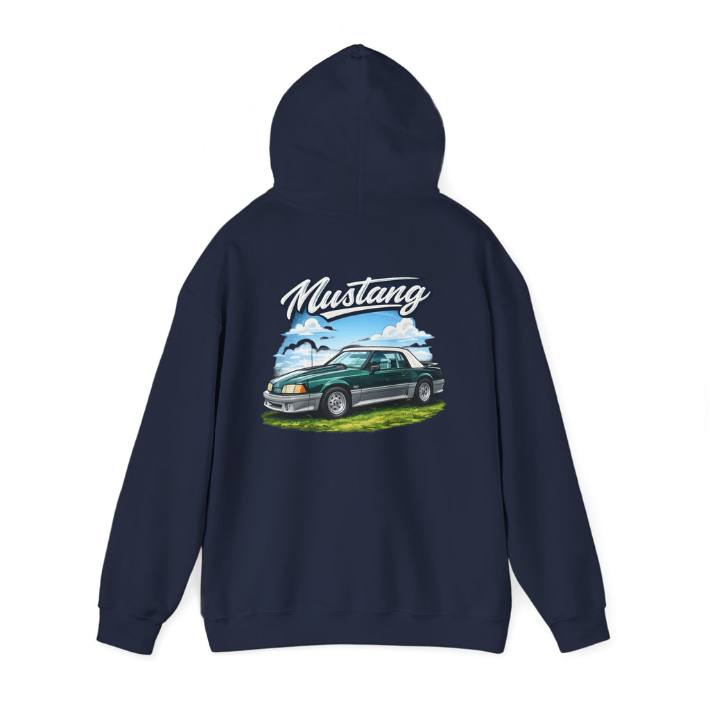 Mustang Classic Car Hoodie – Vintage Muscle Car Graphic Sweatshirt
