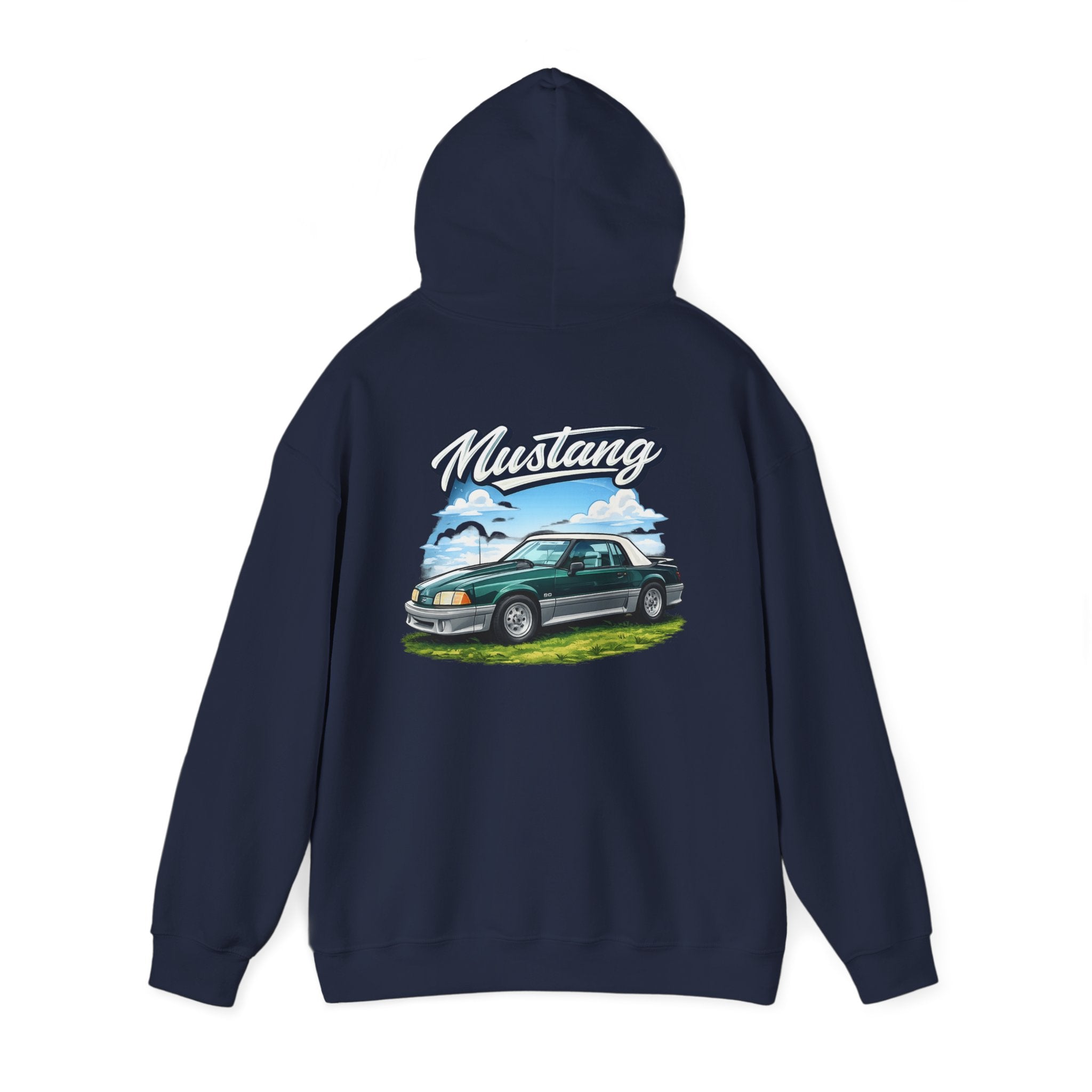 Mustang Classic Car Hoodie – Vintage Muscle Car Graphic Sweatshirt