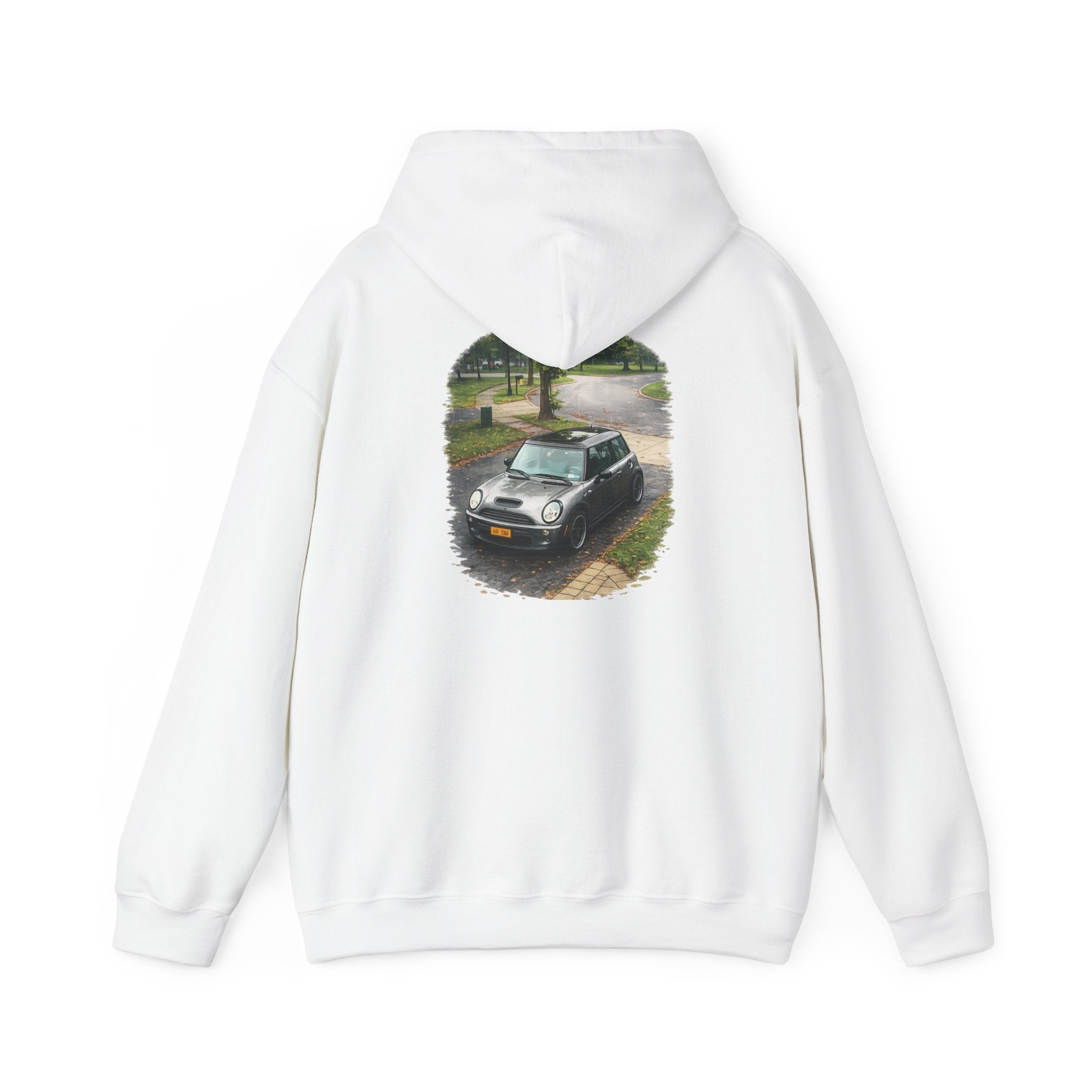 Mini Cooper Hoodie – Vintage Car Photo Print