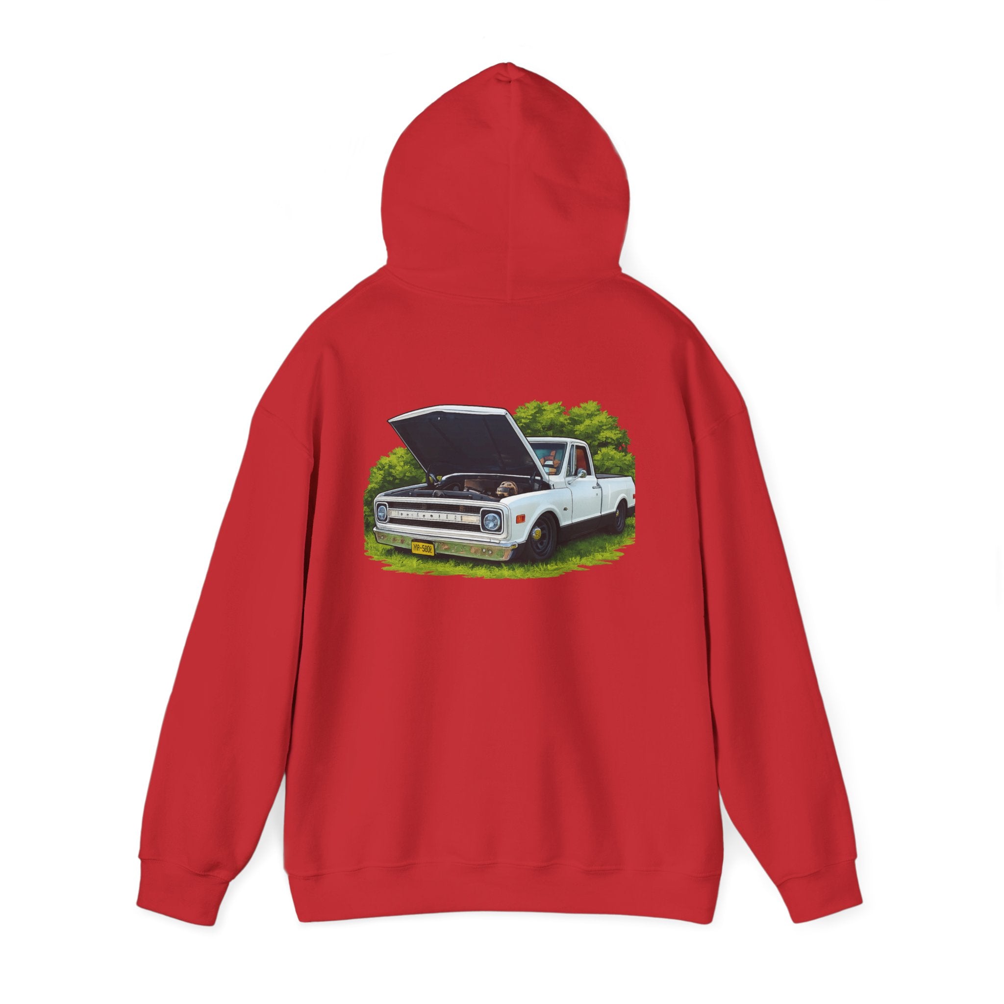 Vintage Pickup Truck Hoodie – Classic Bed-Up Truck Graphic Sweatshirt