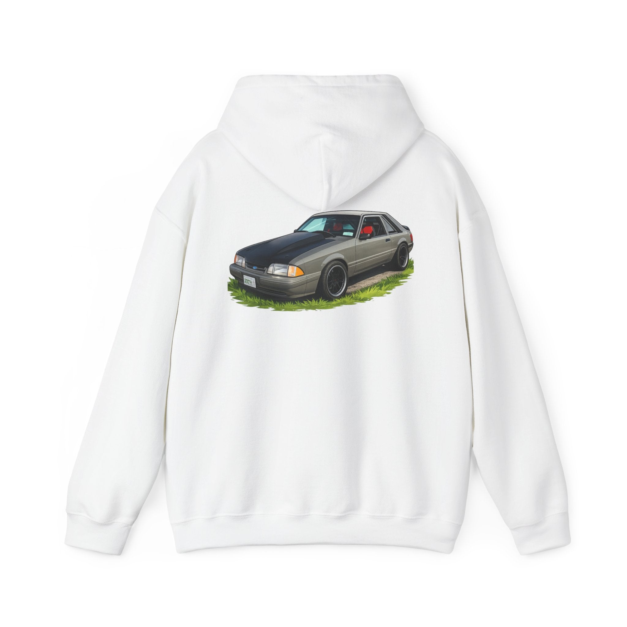 Classic Foxbody Mustang Hoodie – Vintage 1980s Muscle Car Sweatshirt