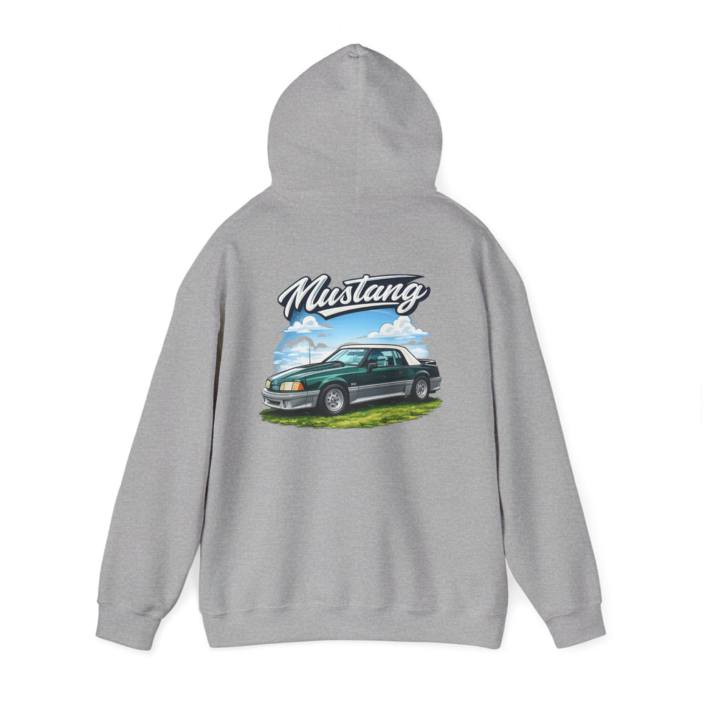 Mustang Classic Car Hoodie – Vintage Muscle Car Graphic Sweatshirt