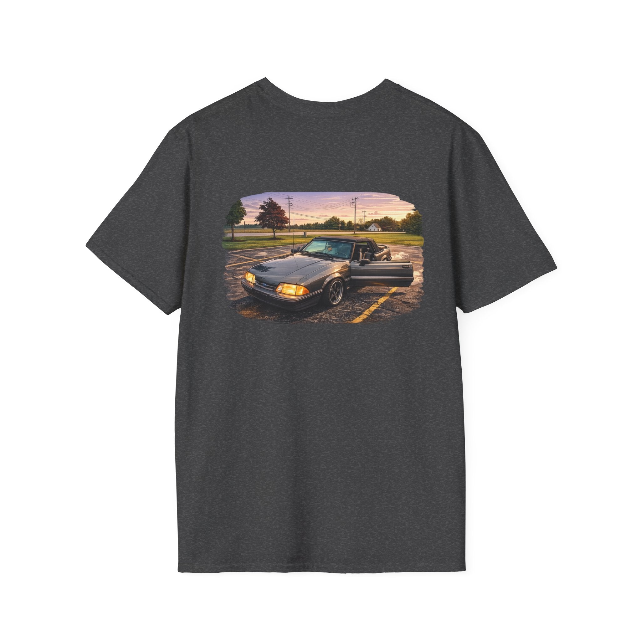 Grey Foxbody — Vintage Coupe Graphic Tee