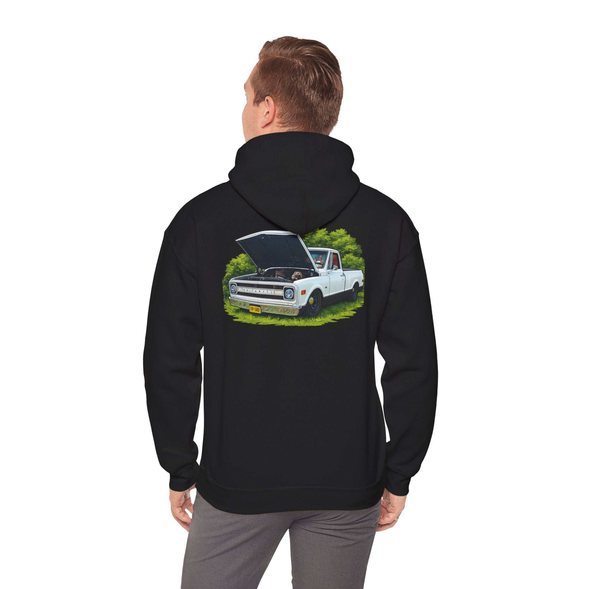 Classic Chevy C10 Truck Hoodie – Vintage Pickup Graphic Sweatshirt