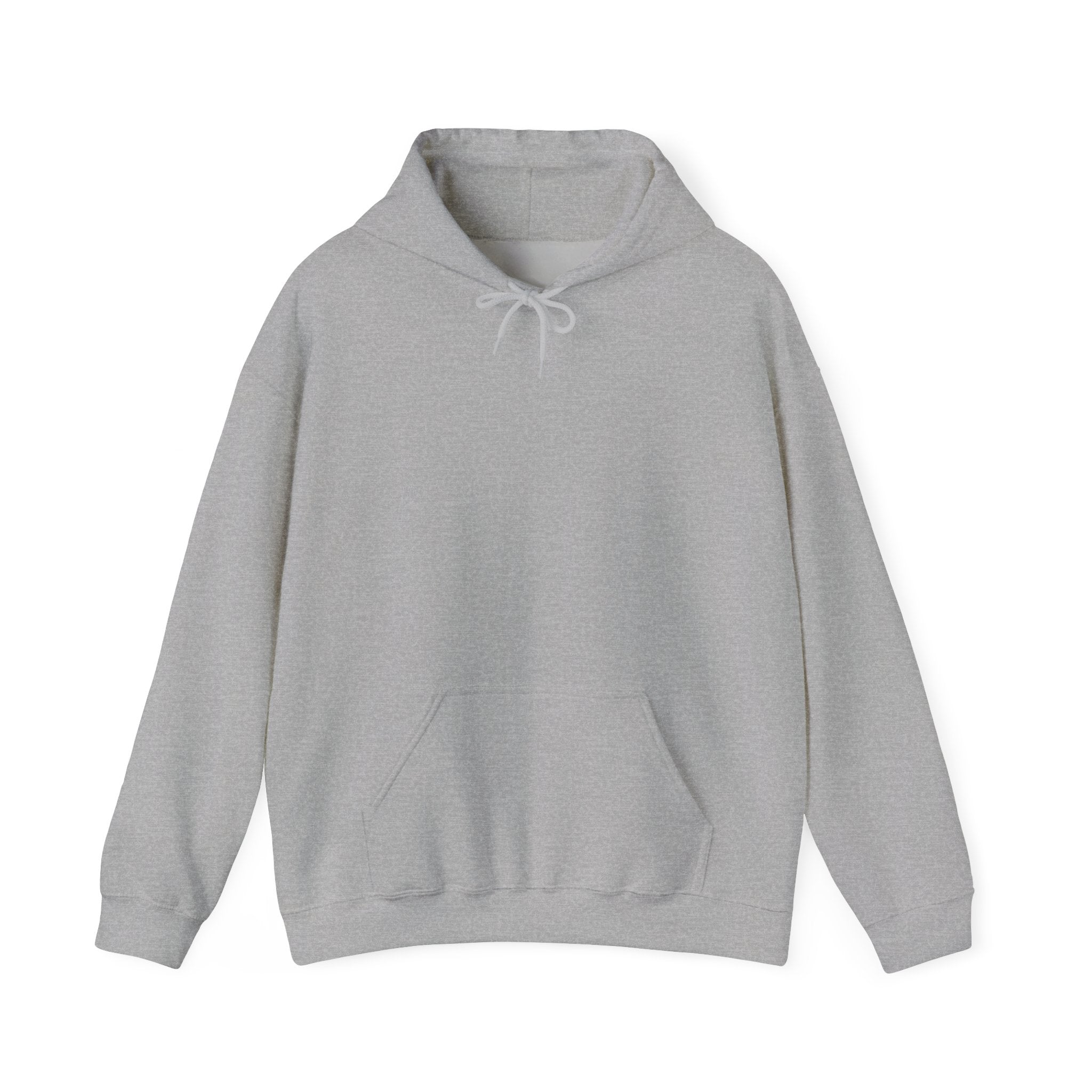 Car Enthusiast Hoodie – Blue Mustang Car Scenic Back Print