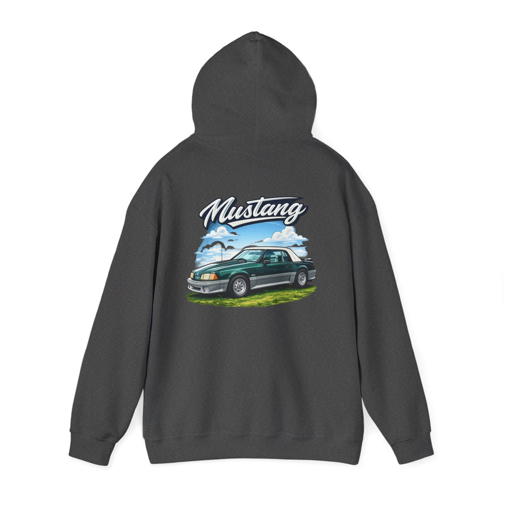 Mustang Classic Car Hoodie – Vintage Muscle Car Graphic Sweatshirt