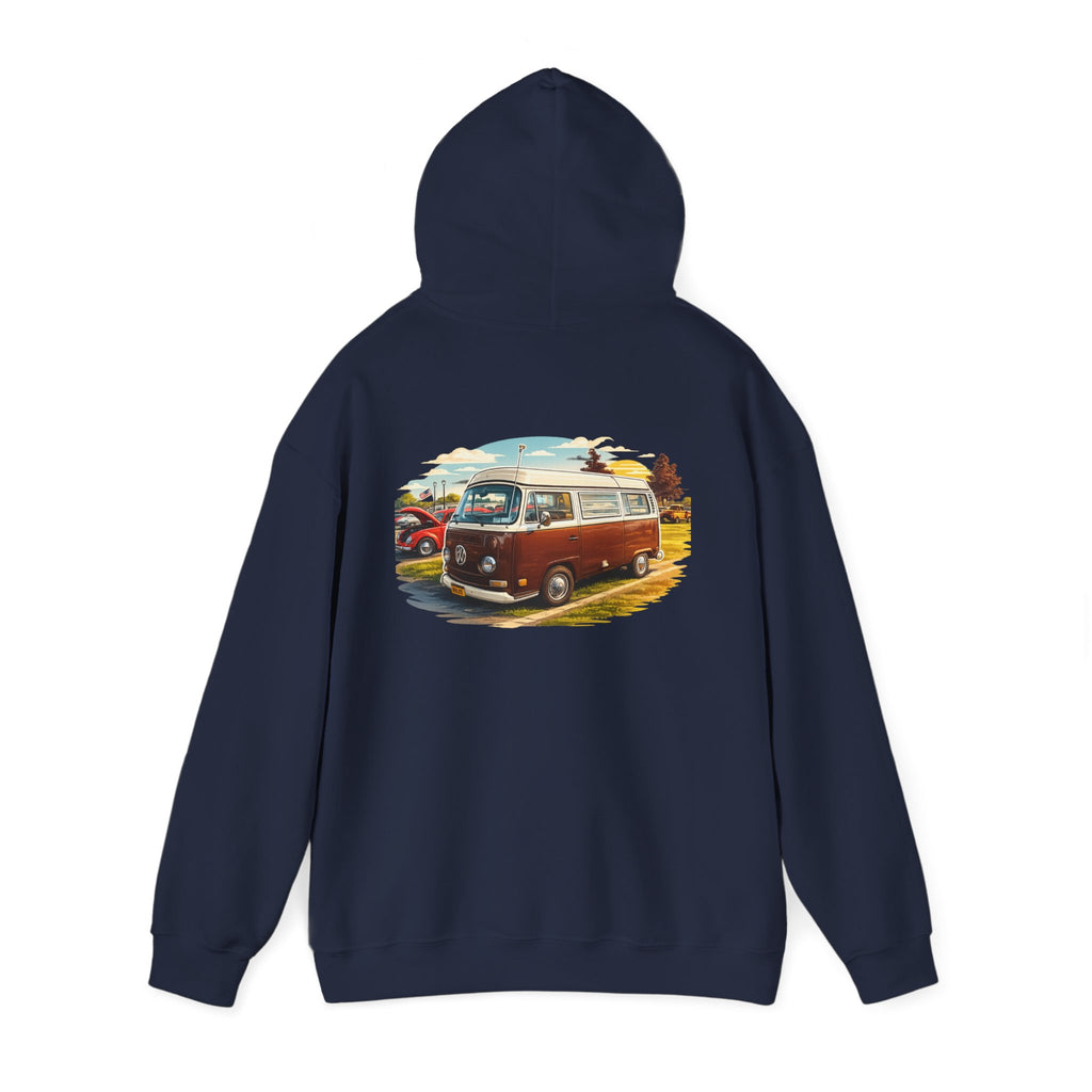 VW bus back print hoodie