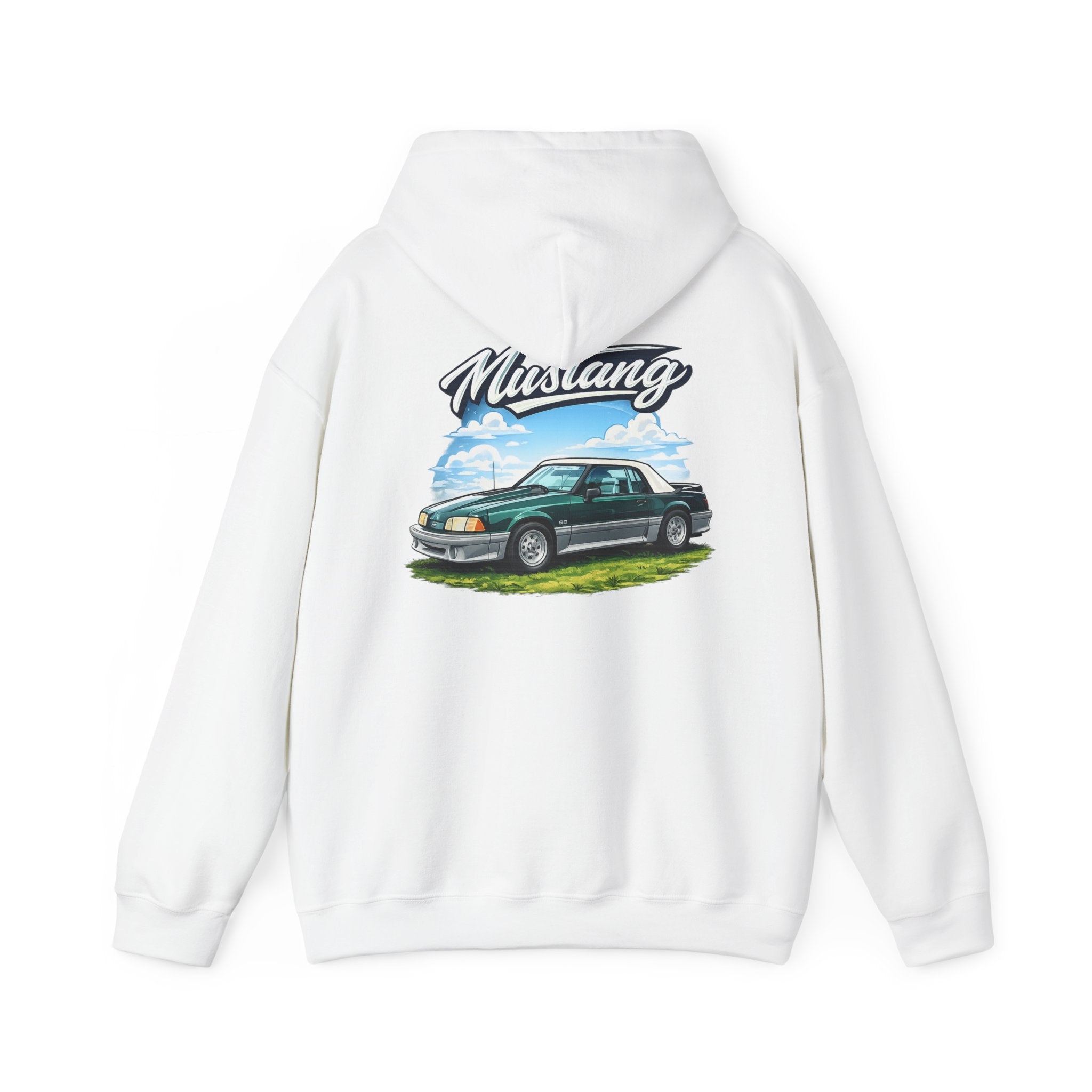 Mustang Classic Car Hoodie – Vintage Muscle Car Graphic Sweatshirt