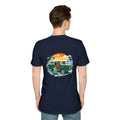 Vintage VW Camper Van Sunset T-Shirt — Retro Beach Surf Tee