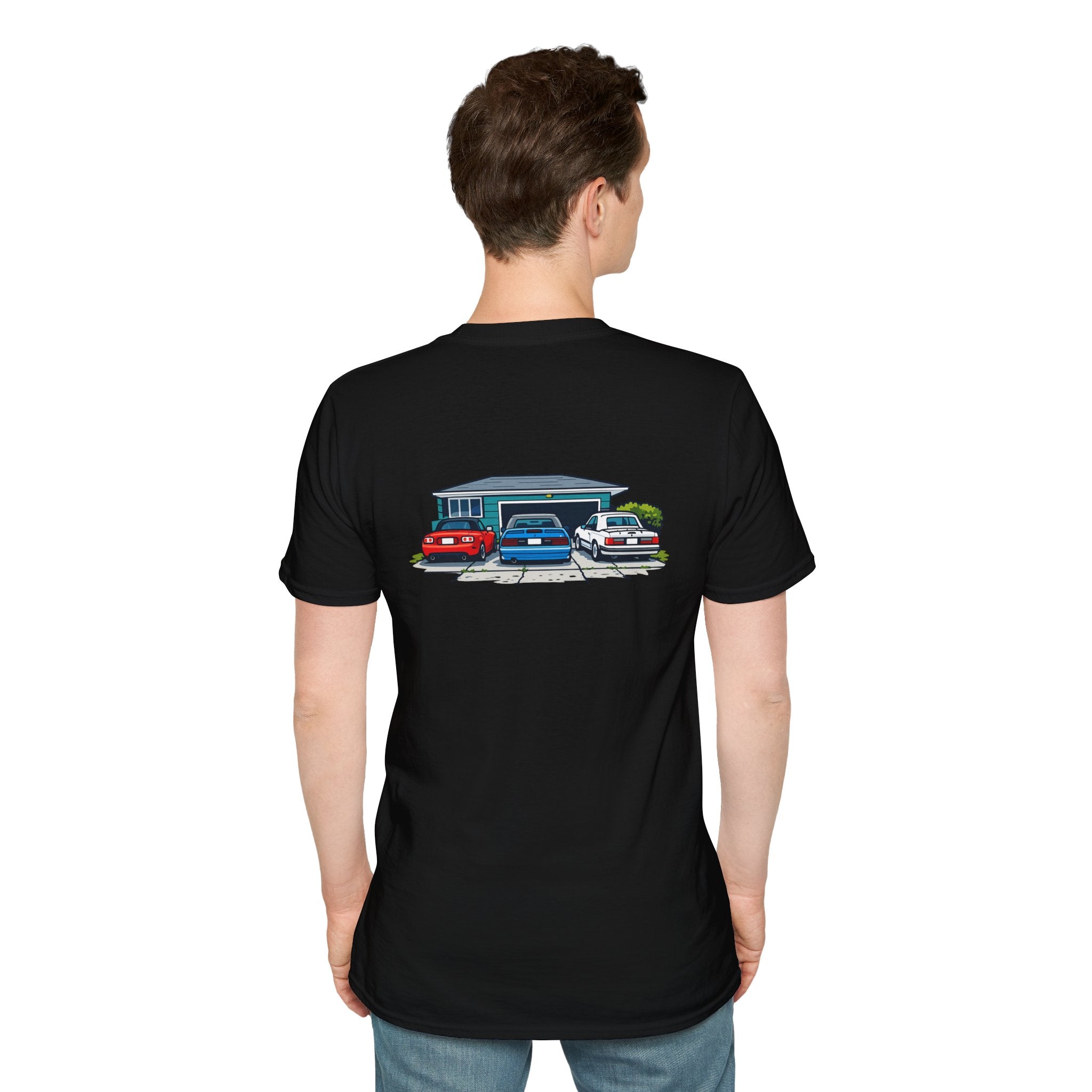 Classic Car Garage Tee — Vintage Muscle Car Shirt