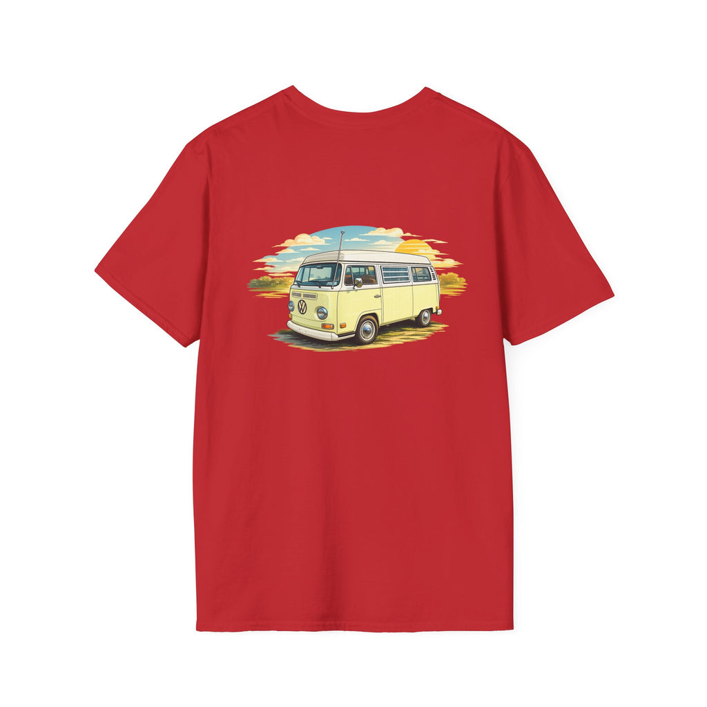Retro VW Bus T-Shirt — Vintage Campervan Surf Graphic Tee