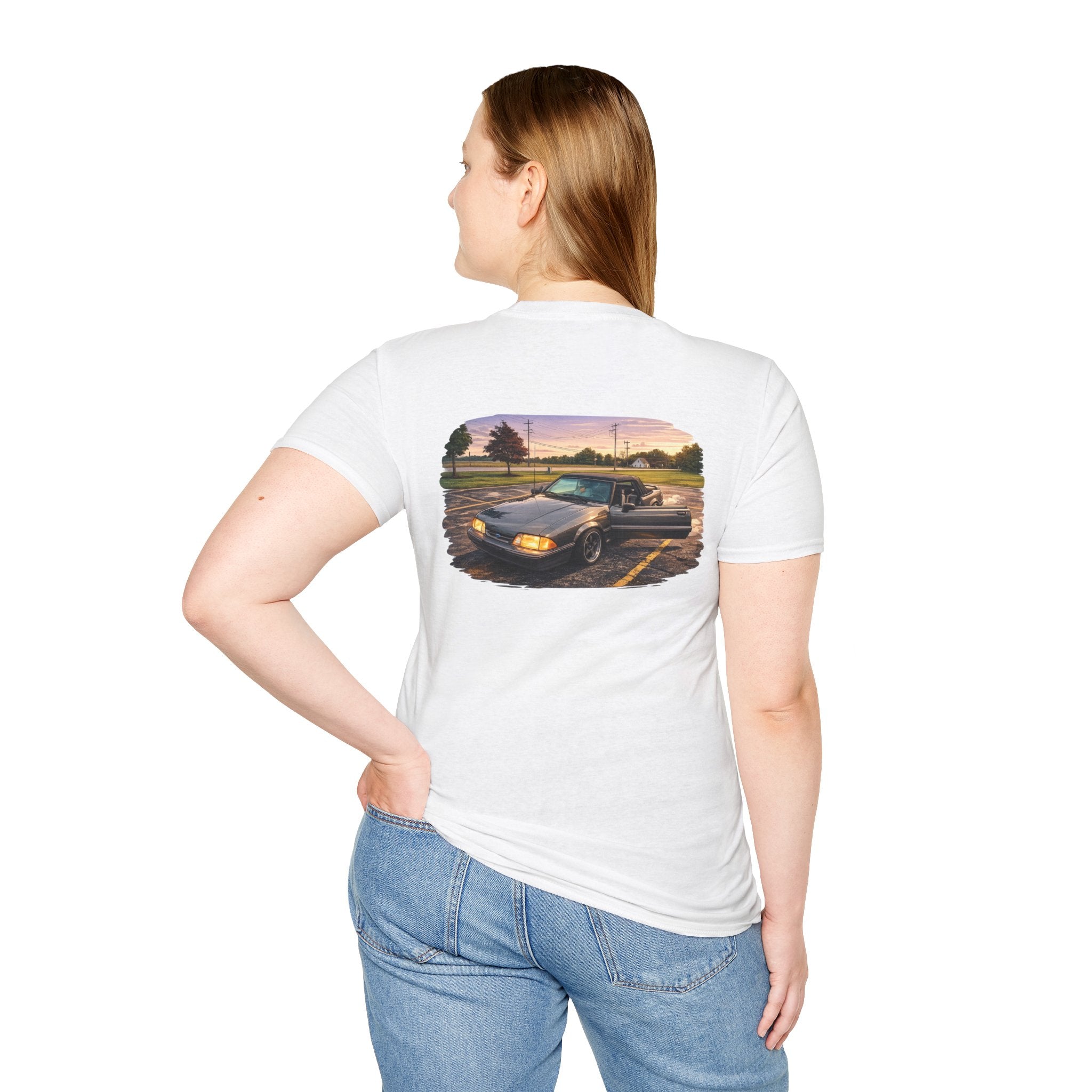 Grey Foxbody — Vintage Coupe Graphic Tee