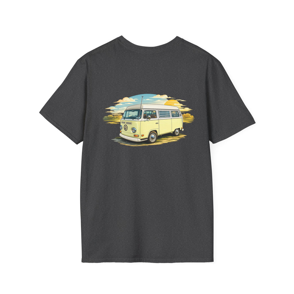 Retro VW Bus T-Shirt — Vintage Campervan Surf Graphic Tee