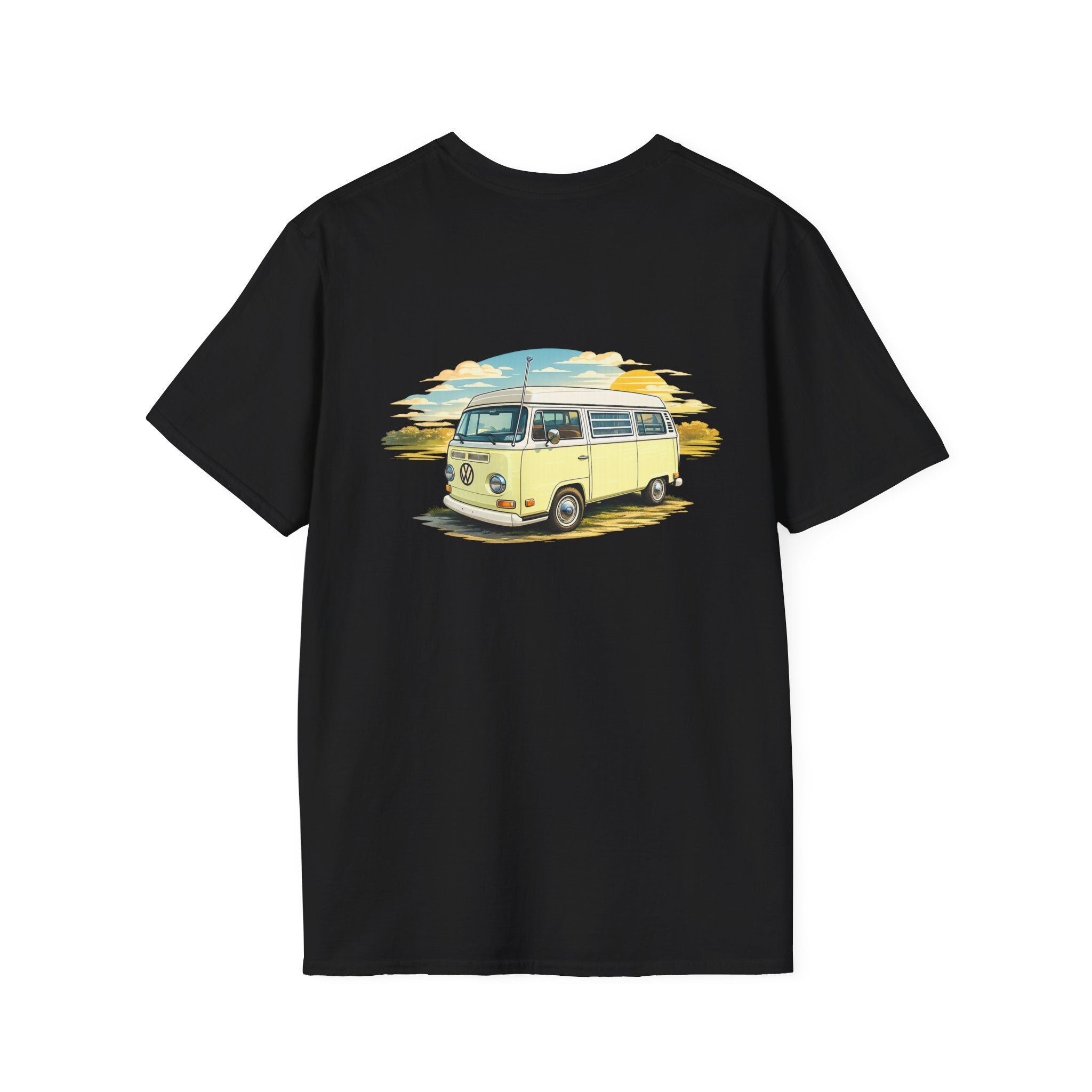 Retro VW Bus T-Shirt — Vintage Campervan Surf Graphic Tee