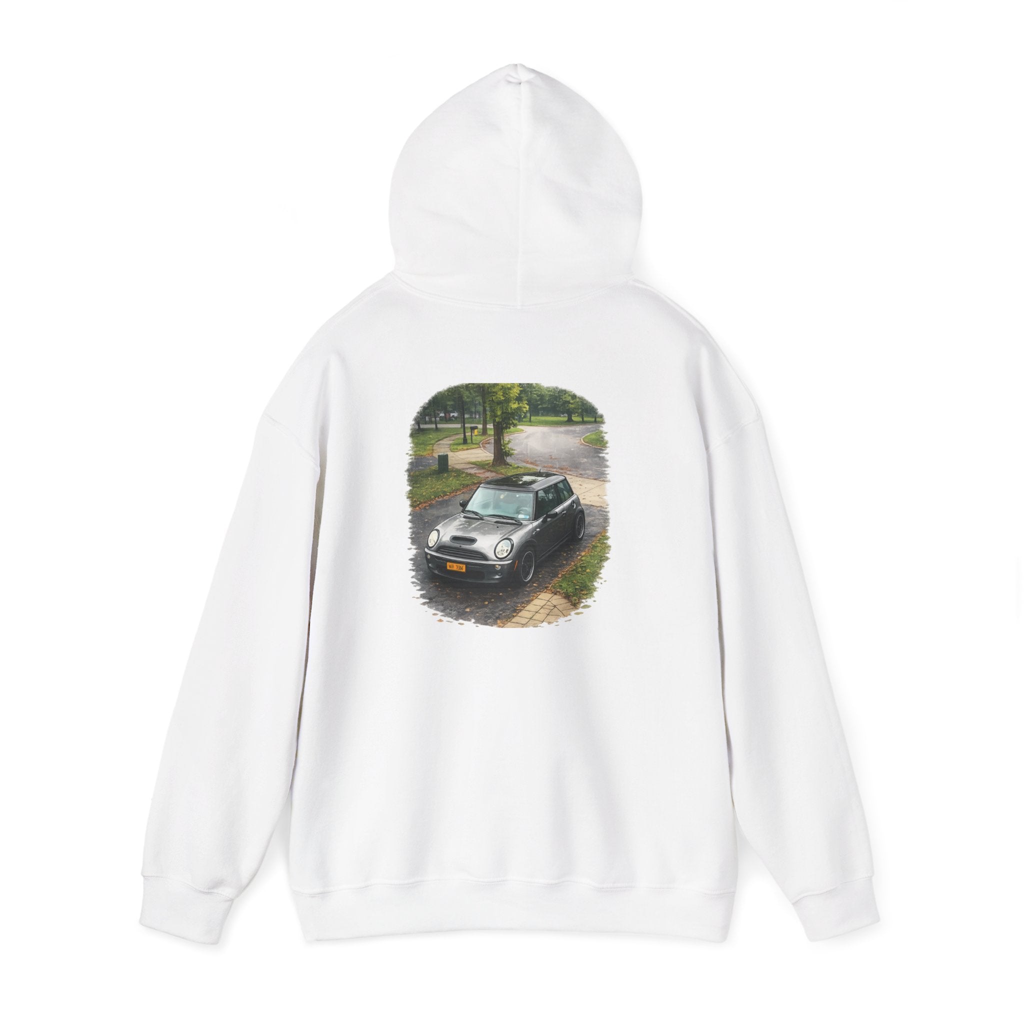 Mini Cooper Hoodie – Vintage Car Photo Print