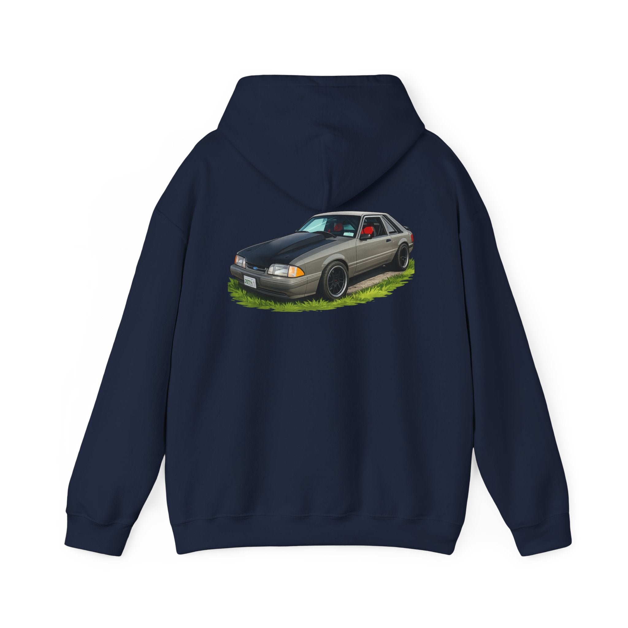 Classic Foxbody Mustang Hoodie – Vintage 1980s Muscle Car Sweatshirt