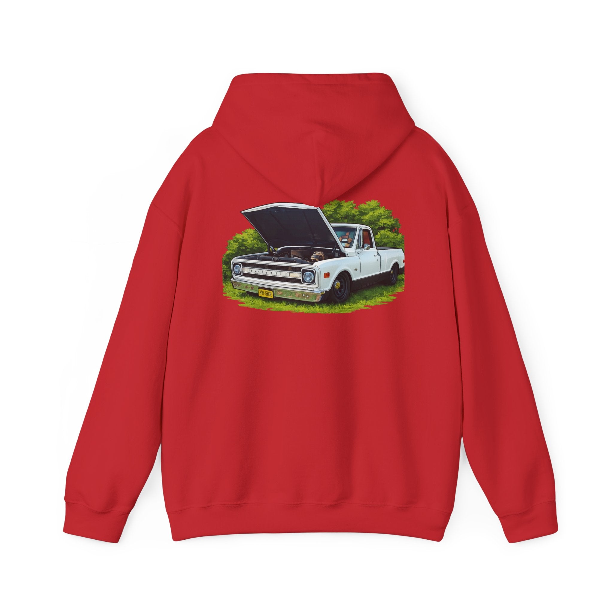 Vintage Pickup Truck Hoodie – Classic Bed-Up Truck Graphic Sweatshirt