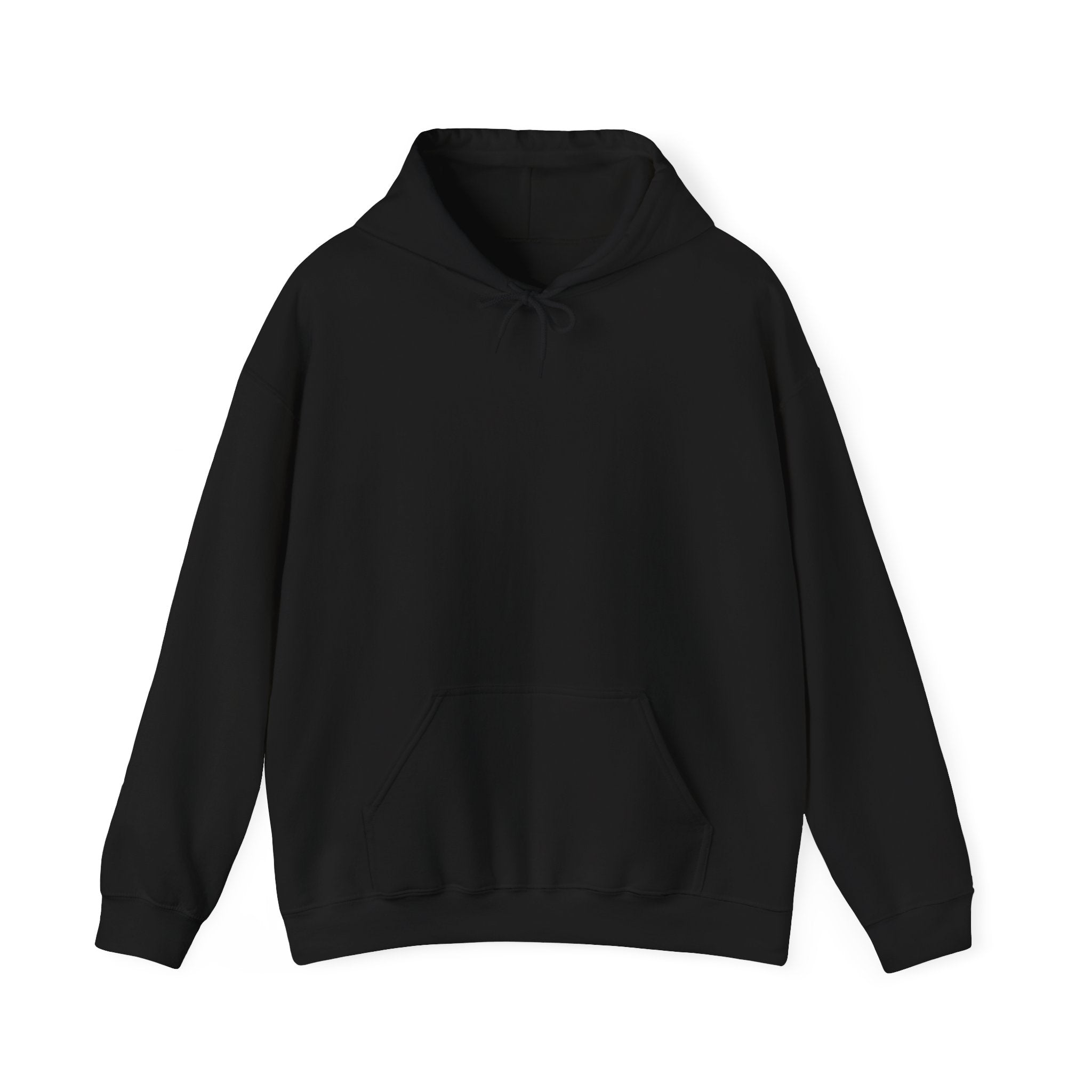 Car Enthusiast Hoodie – Blue Mustang Car Scenic Back Print