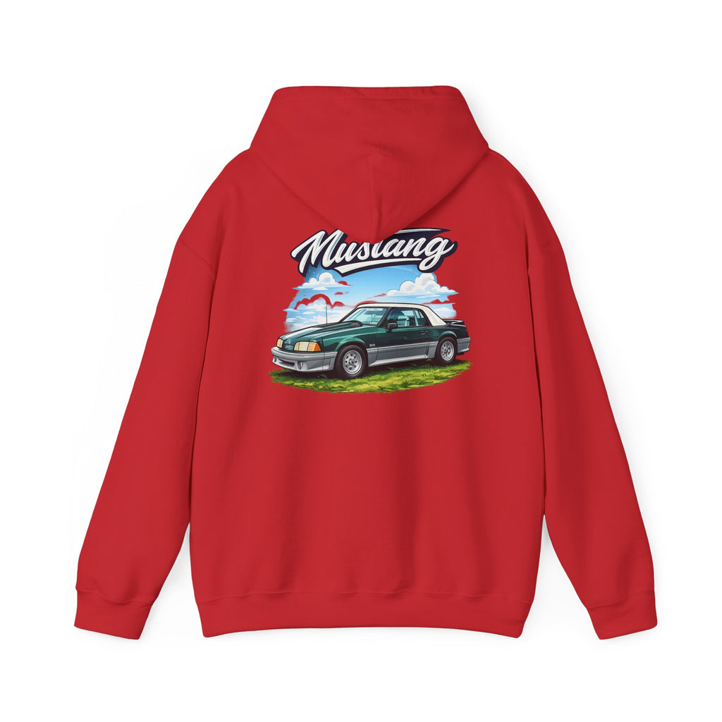 Mustang Classic Car Hoodie – Vintage Muscle Car Graphic Sweatshirt
