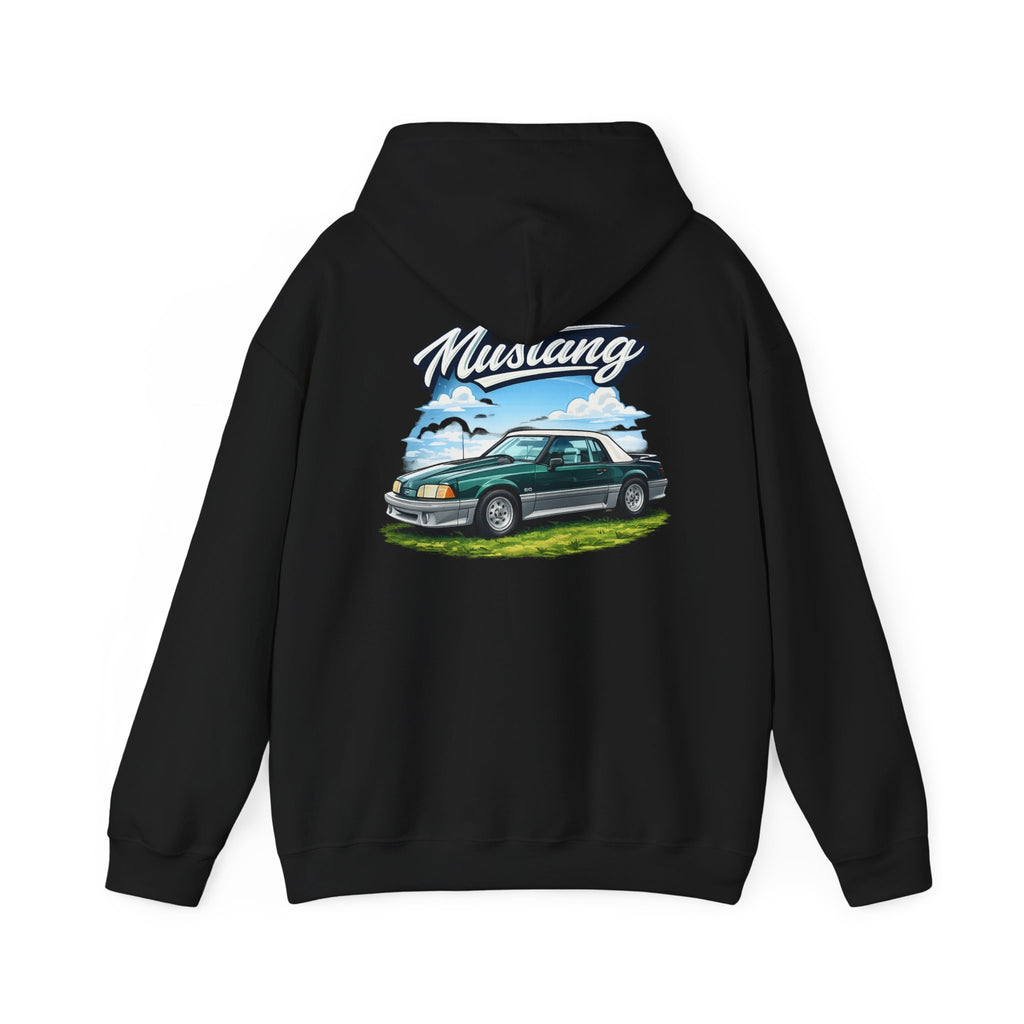 Mustang Classic Car Hoodie – Vintage Muscle Car Graphic Sweatshirt