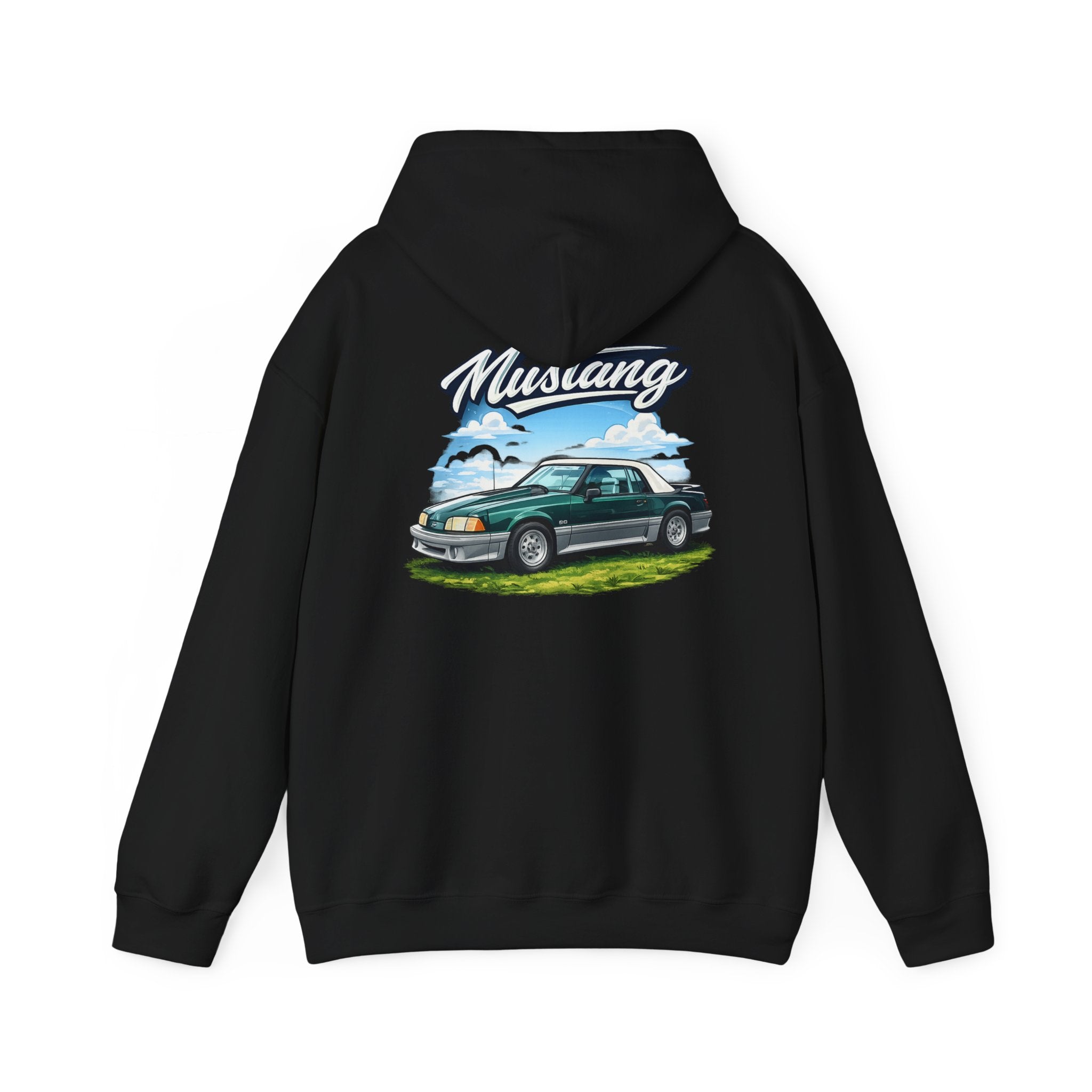 Mustang Classic Car Hoodie – Vintage Muscle Car Graphic Sweatshirt