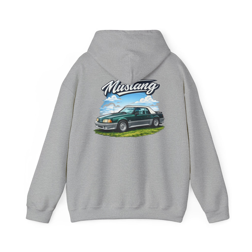 Mustang Classic Car Hoodie – Vintage Muscle Car Graphic Sweatshirt