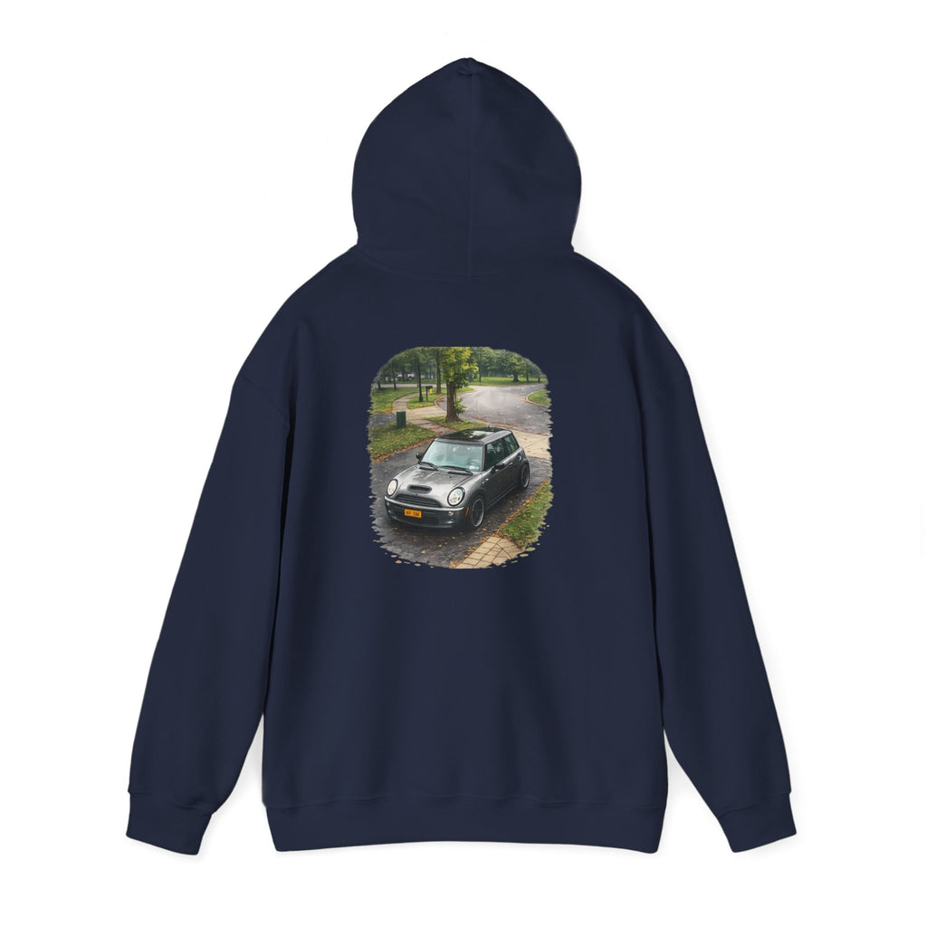 Mini Cooper Hoodie – Vintage Car Photo Print