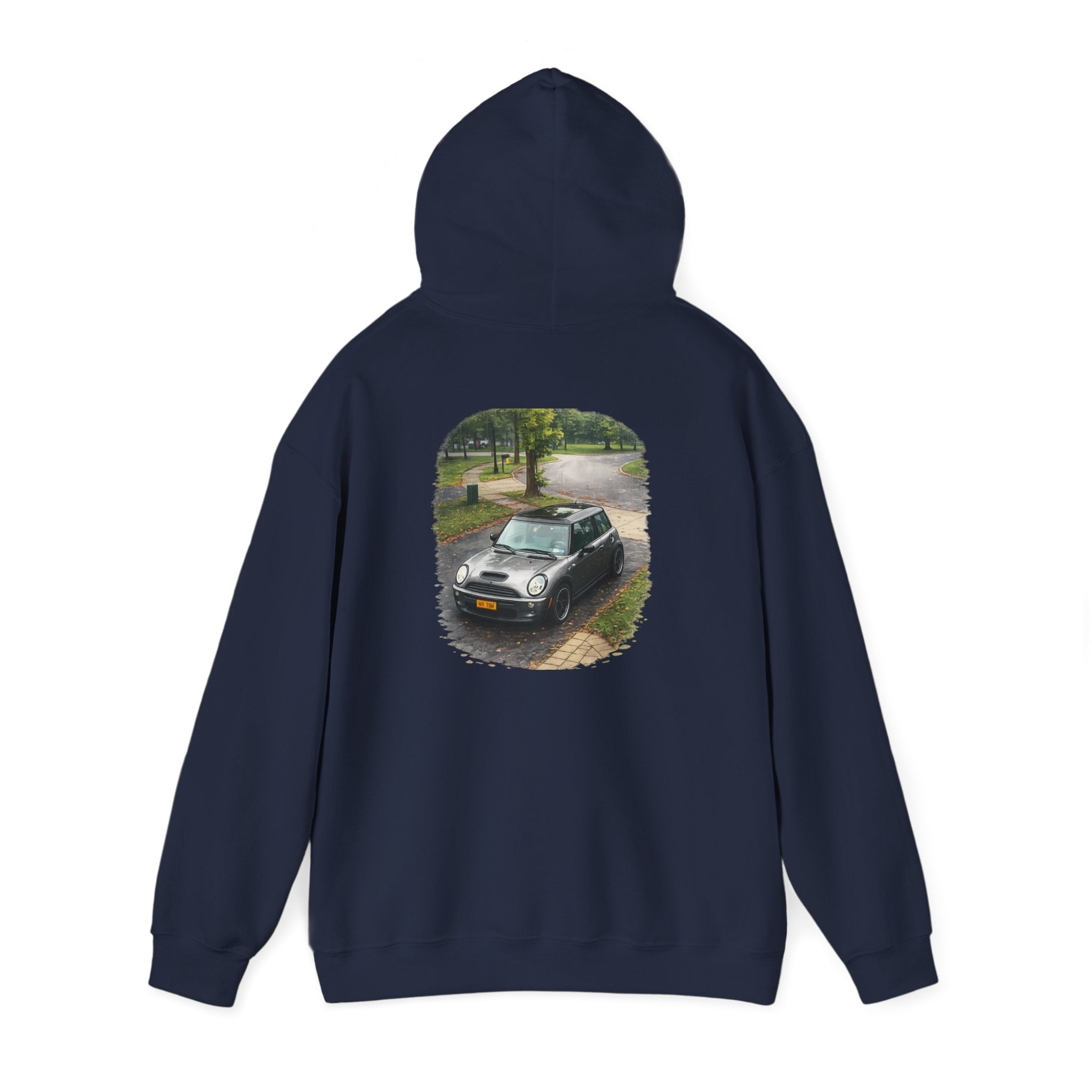 Mini Cooper Hoodie – Vintage Car Photo Print