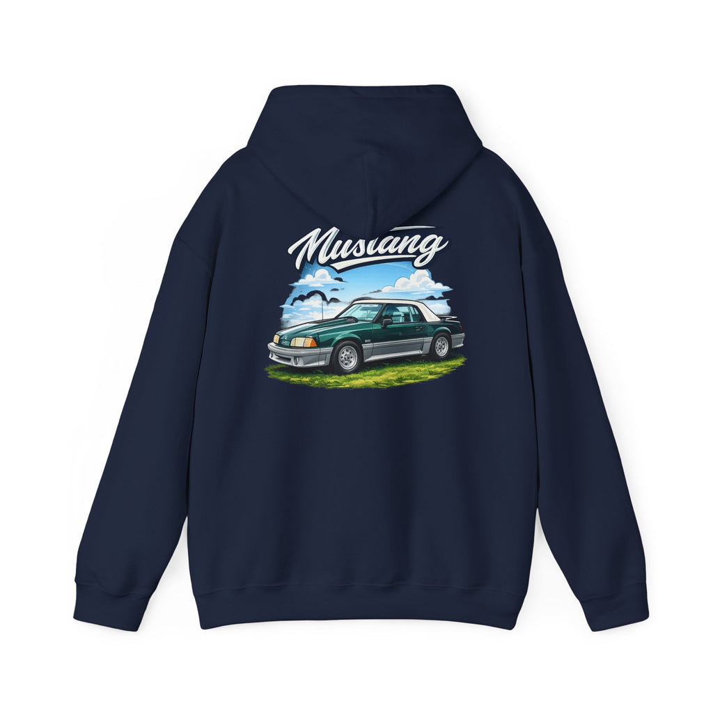 Mustang Classic Car Hoodie – Vintage Muscle Car Graphic Sweatshirt