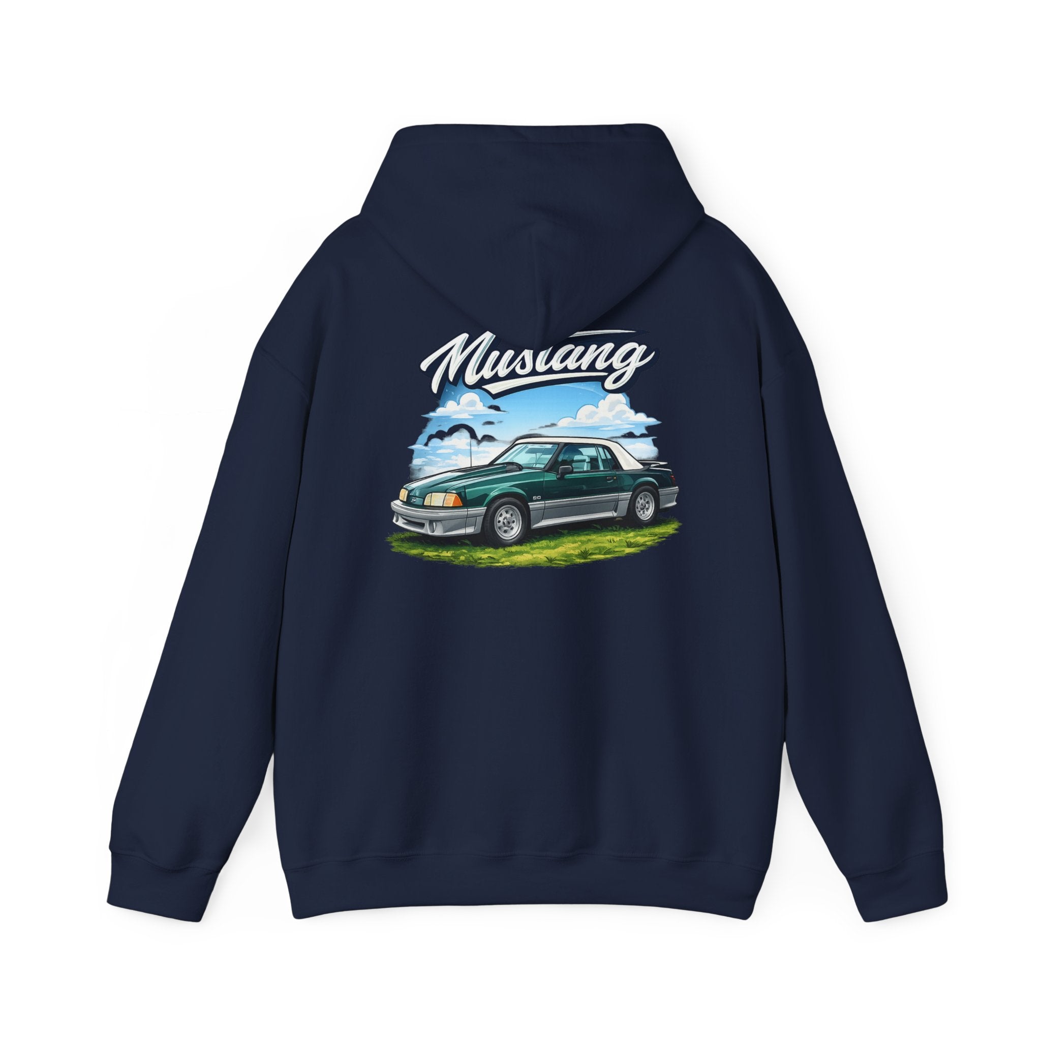 Mustang Classic Car Hoodie – Vintage Muscle Car Graphic Sweatshirt