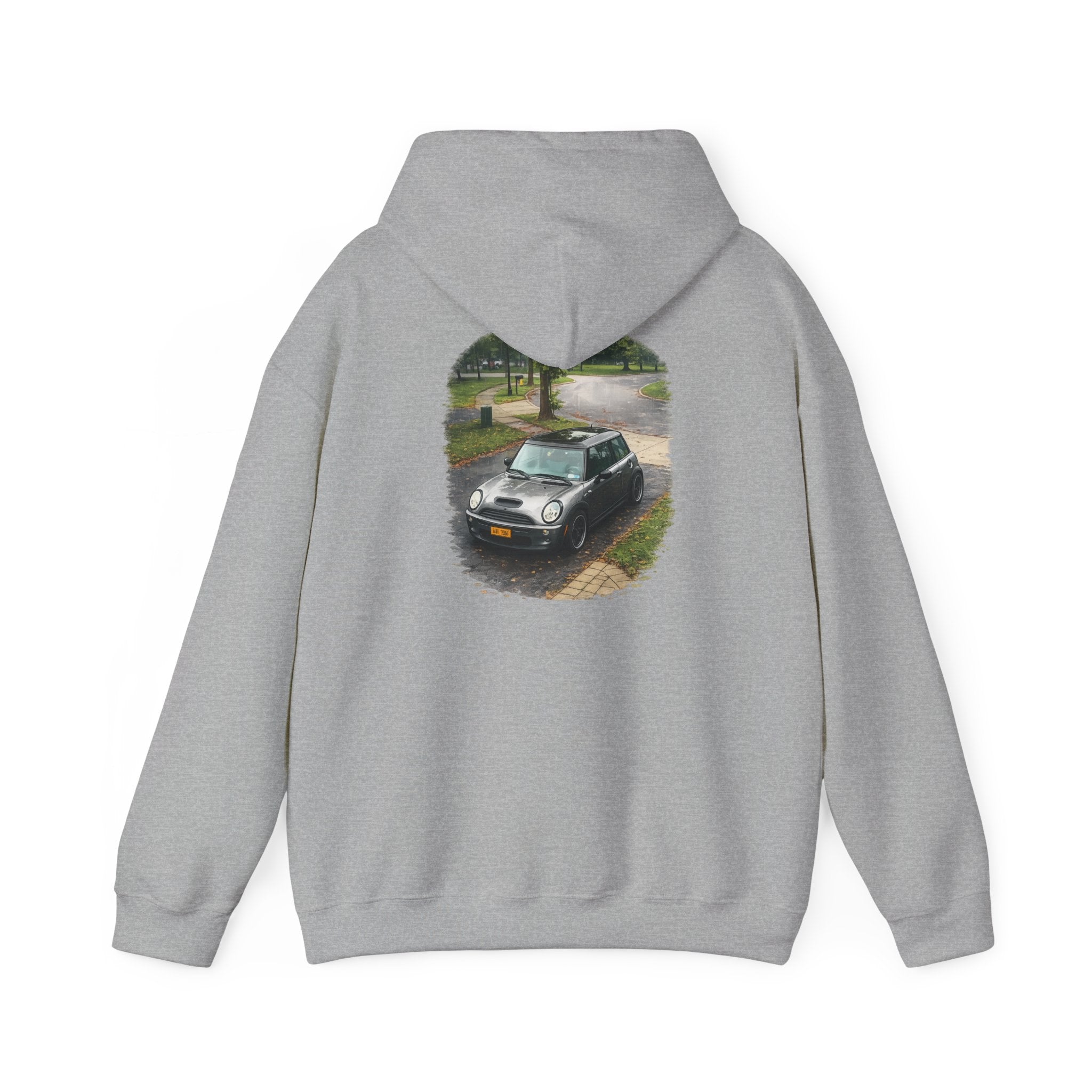 Mini Cooper Hoodie – Vintage Car Photo Print