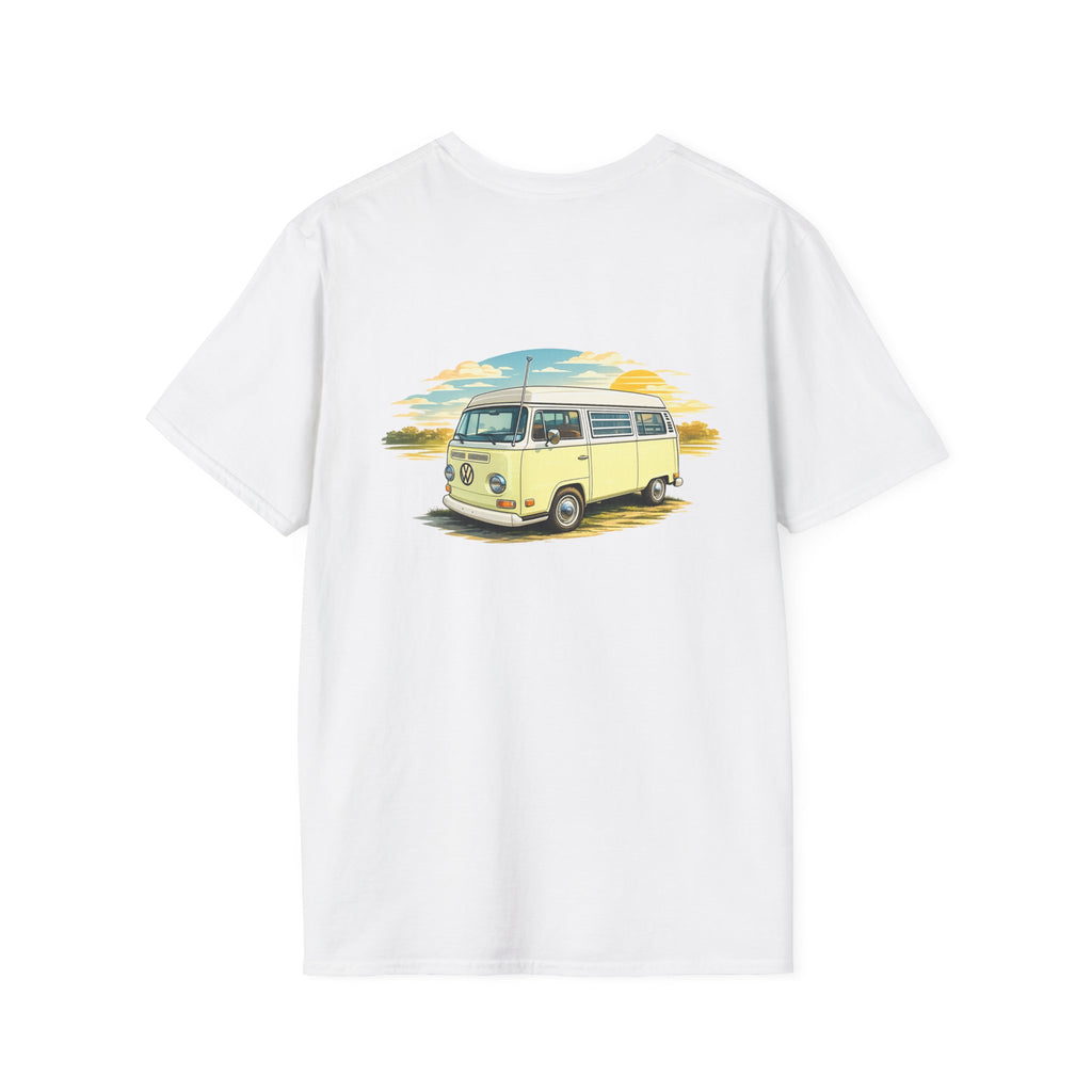 Retro VW Bus T-Shirt — Vintage Campervan Surf Graphic Tee