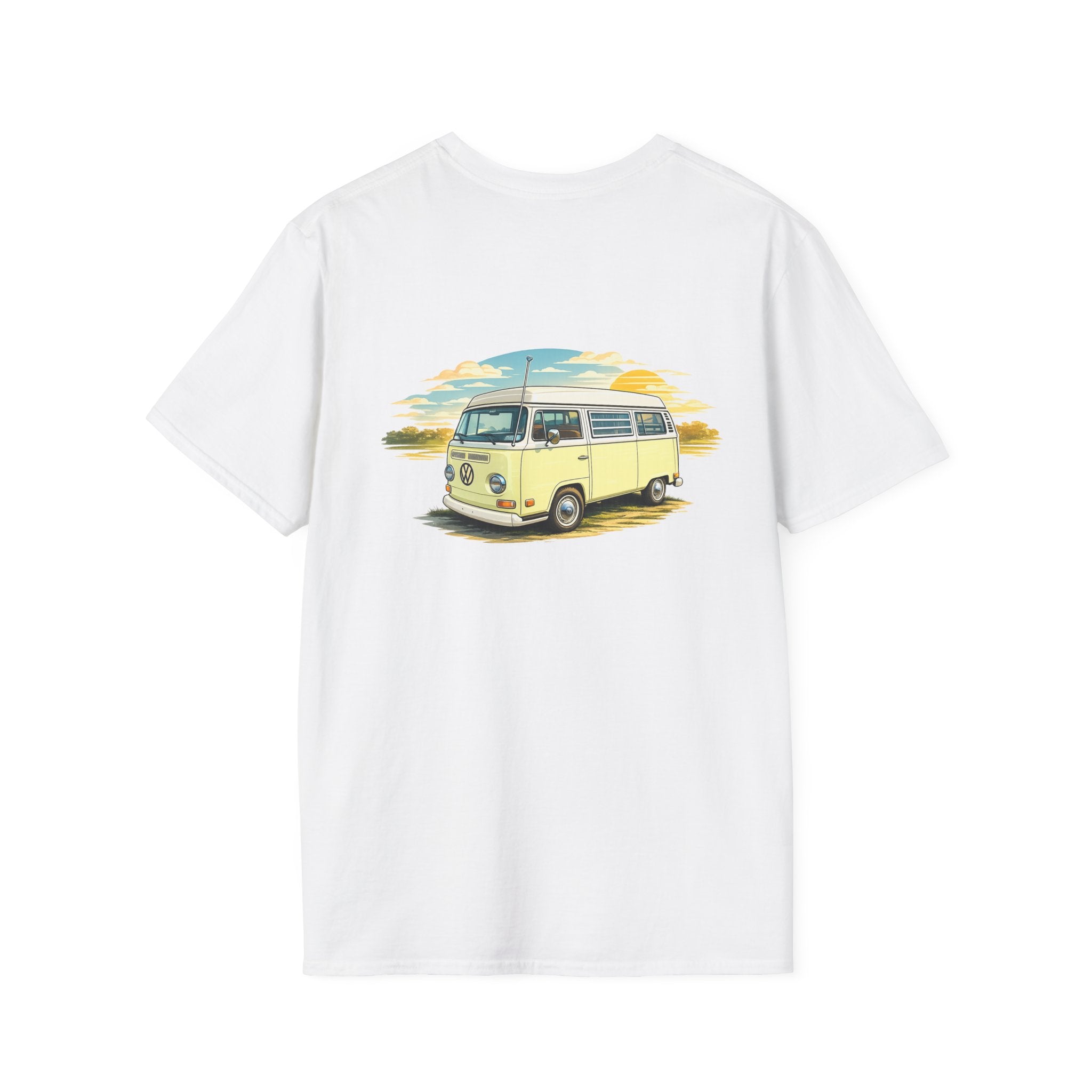 Retro VW Bus T-Shirt — Vintage Campervan Surf Graphic Tee