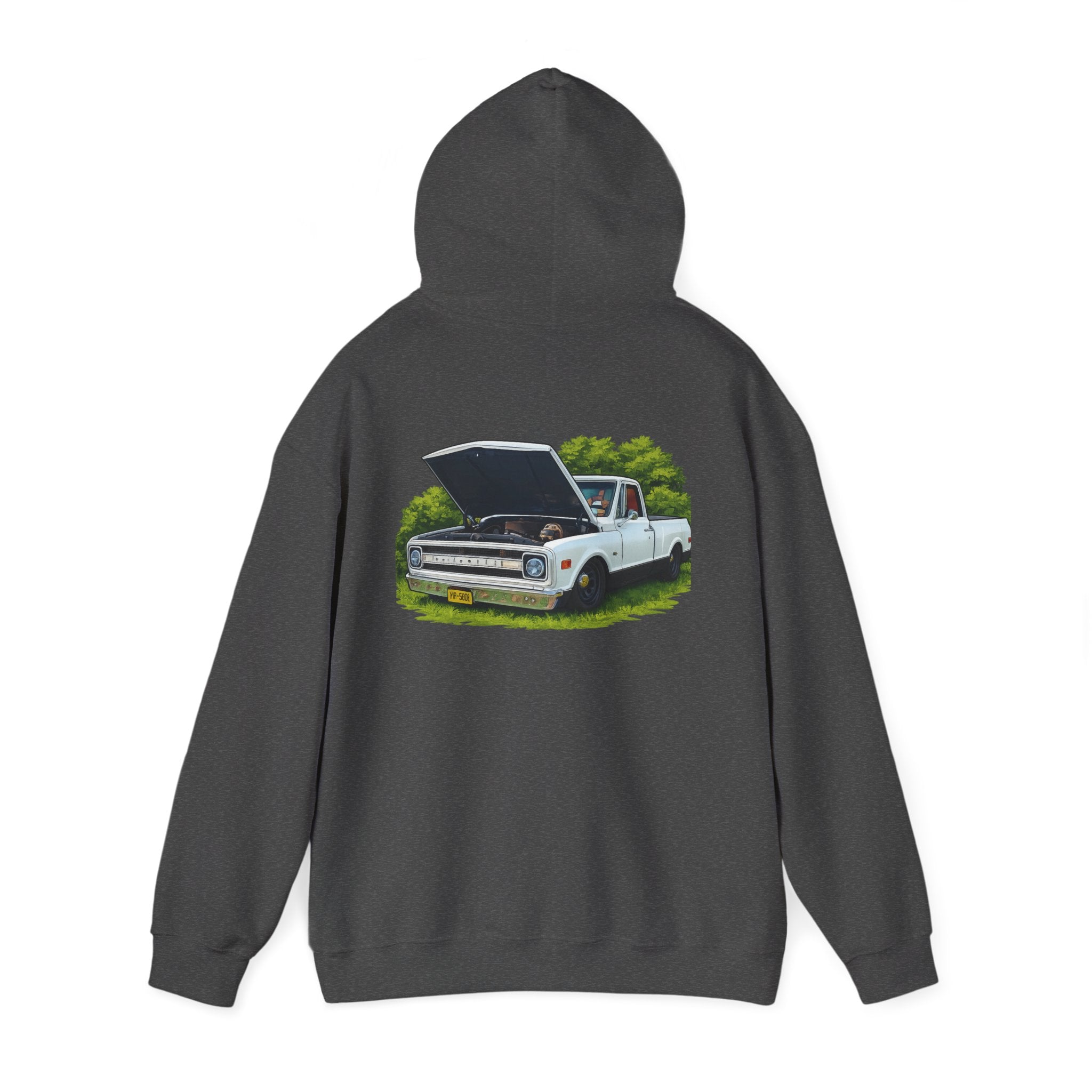 Vintage Pickup Truck Hoodie – Classic Bed-Up Truck Graphic Sweatshirt