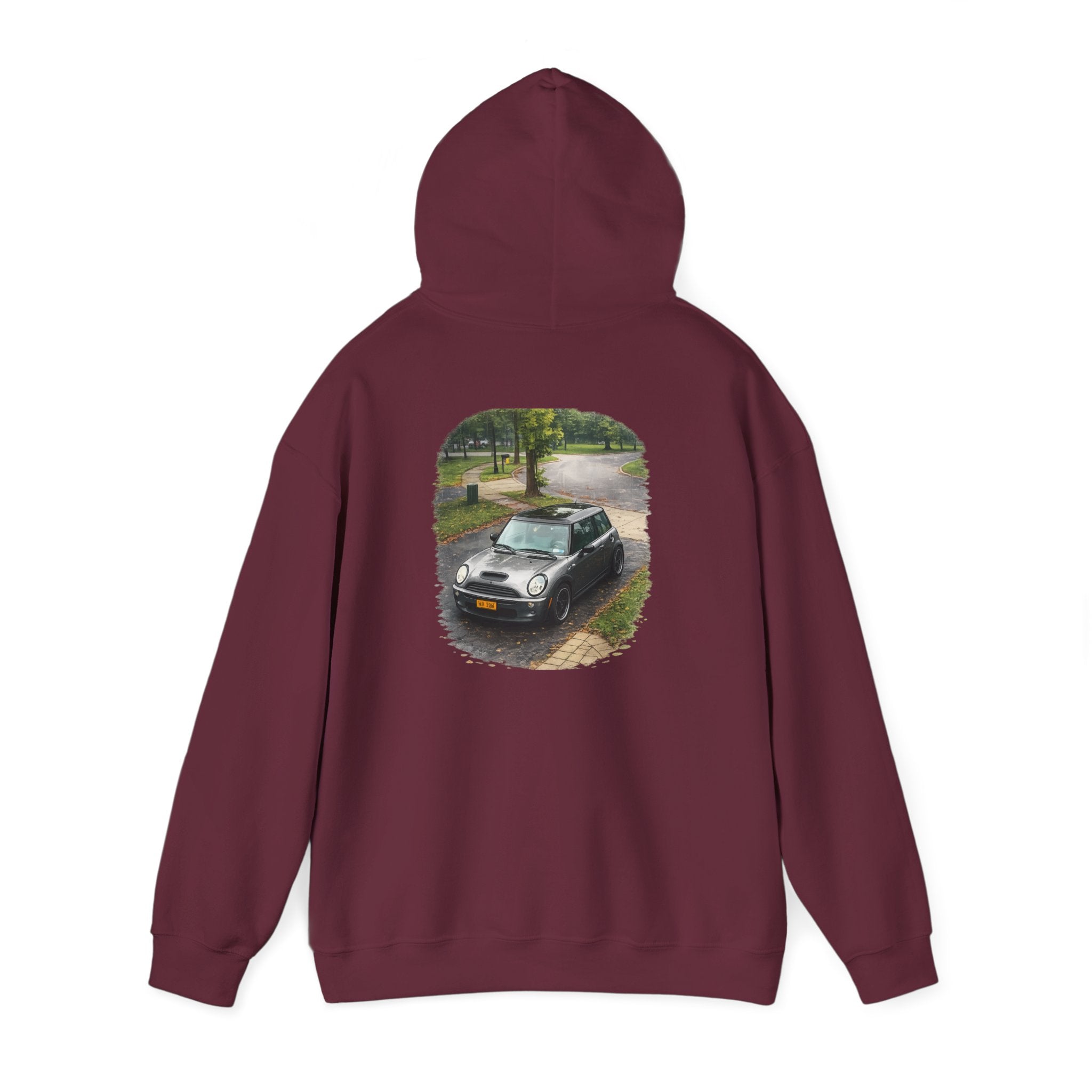 Mini Cooper Hoodie – Vintage Car Photo Print