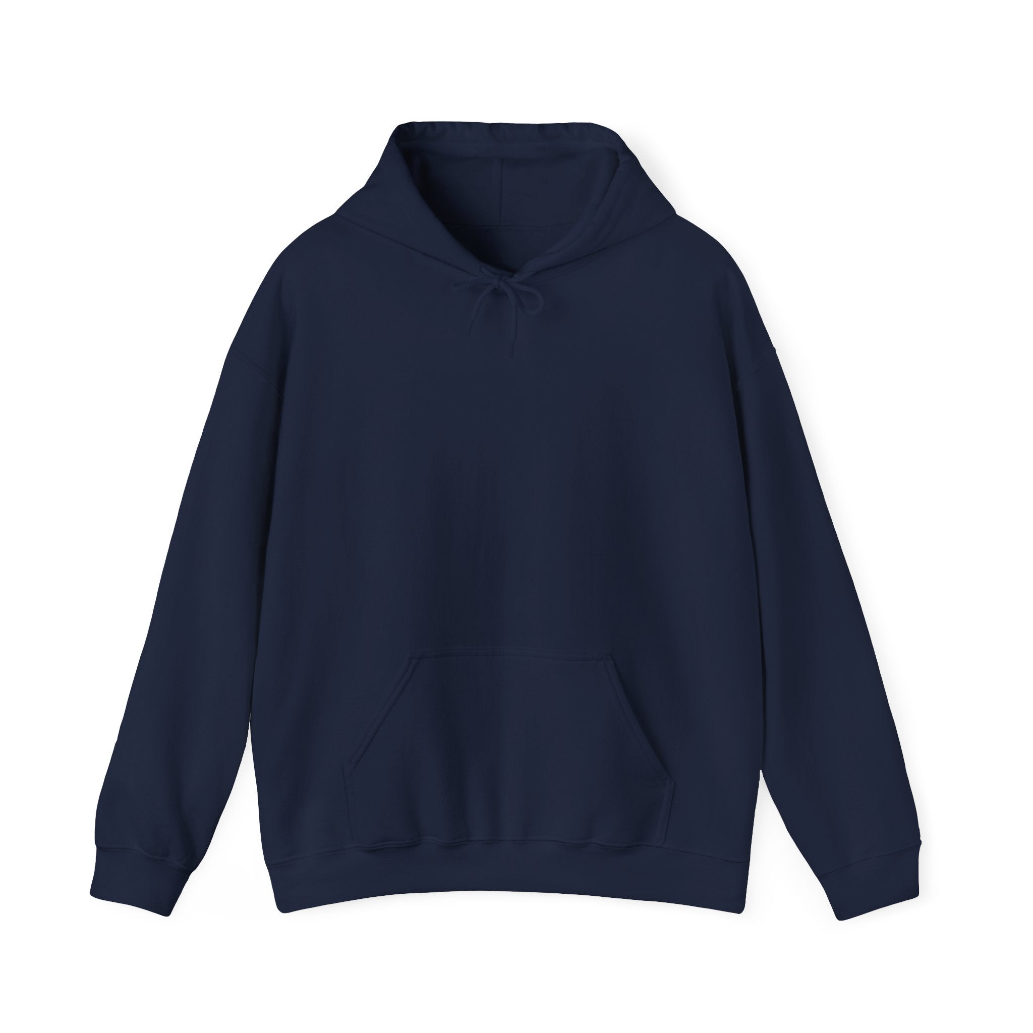 Car Enthusiast Hoodie – Blue Mustang Car Scenic Back Print