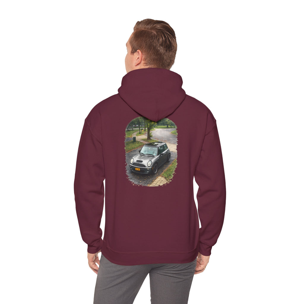 Mini Cooper Hoodie – Vintage Car Photo Print