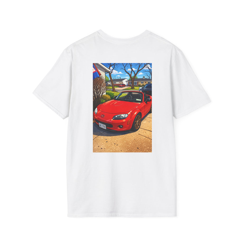 Red Sports Car Graphic T‑Shirt