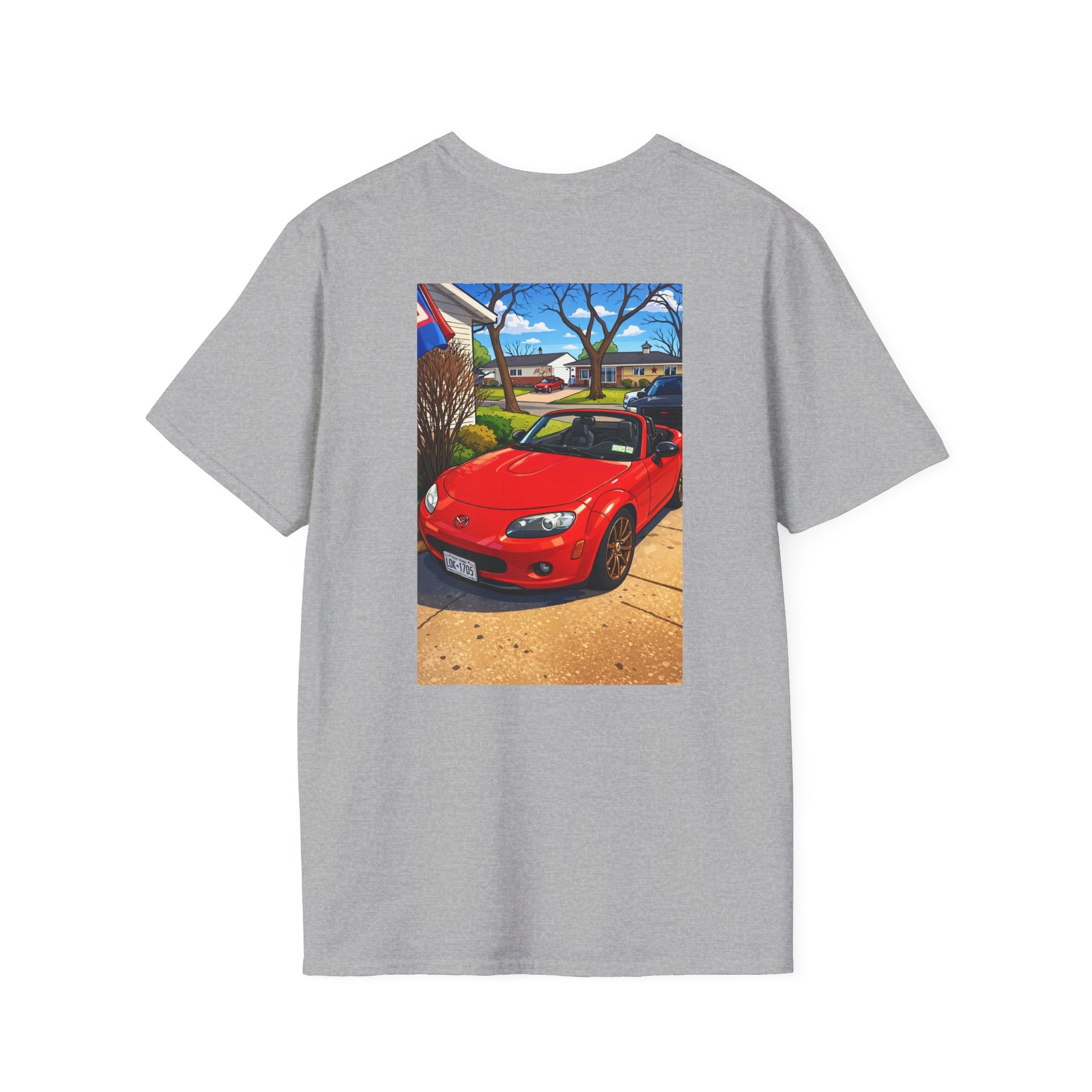 Red Sports Car Graphic T‑Shirt